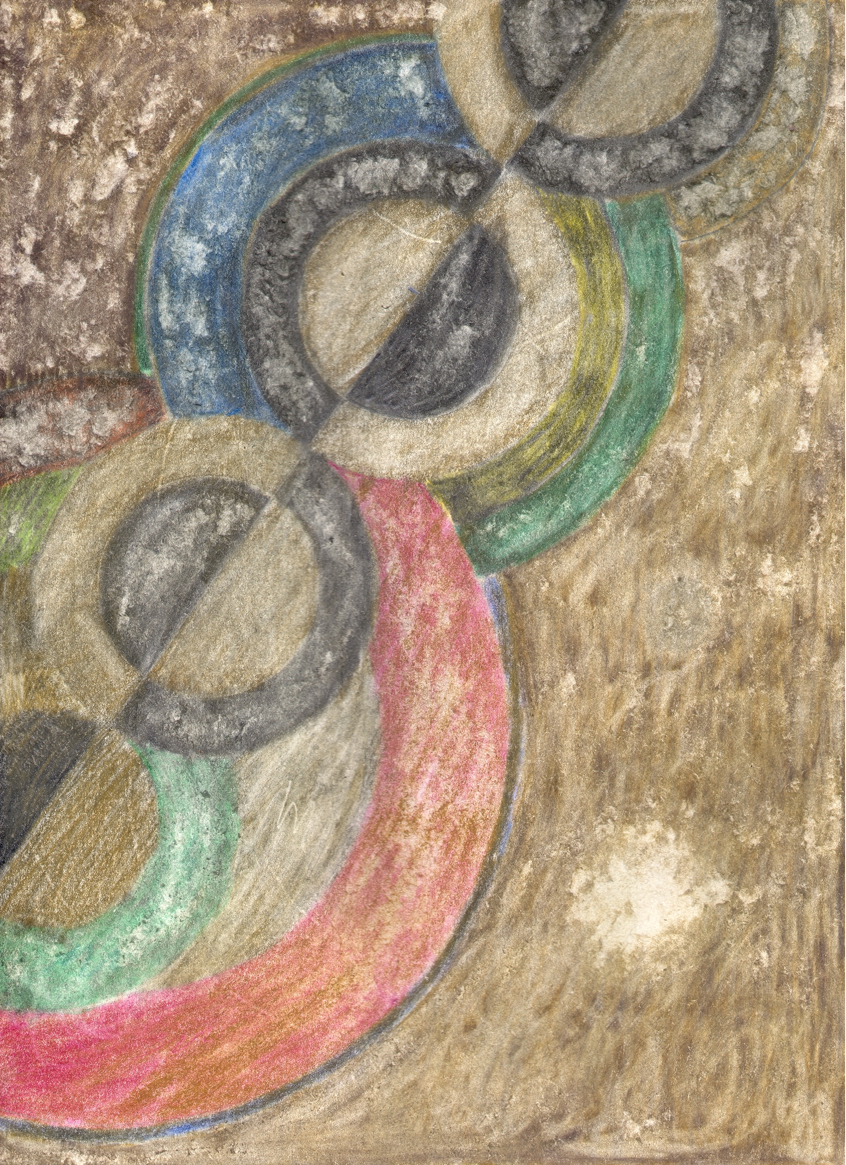  O.T. ( Serie Familie Delaunay 5 ), 2018  Bleistift auf Papier, 26x35.5cm 