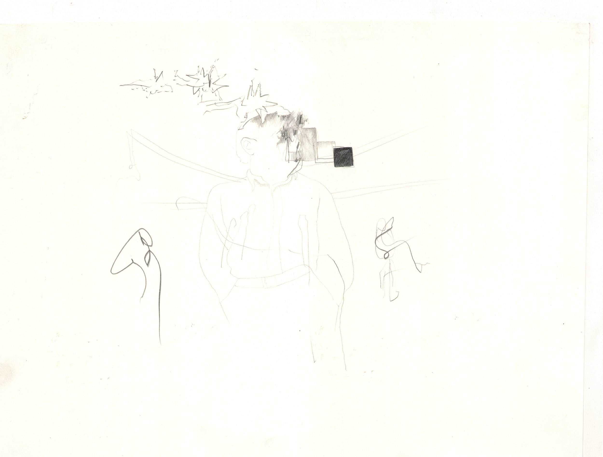  O.T. ( .... ), 2006  Bleistift auf Papier, 26x35.5cm 