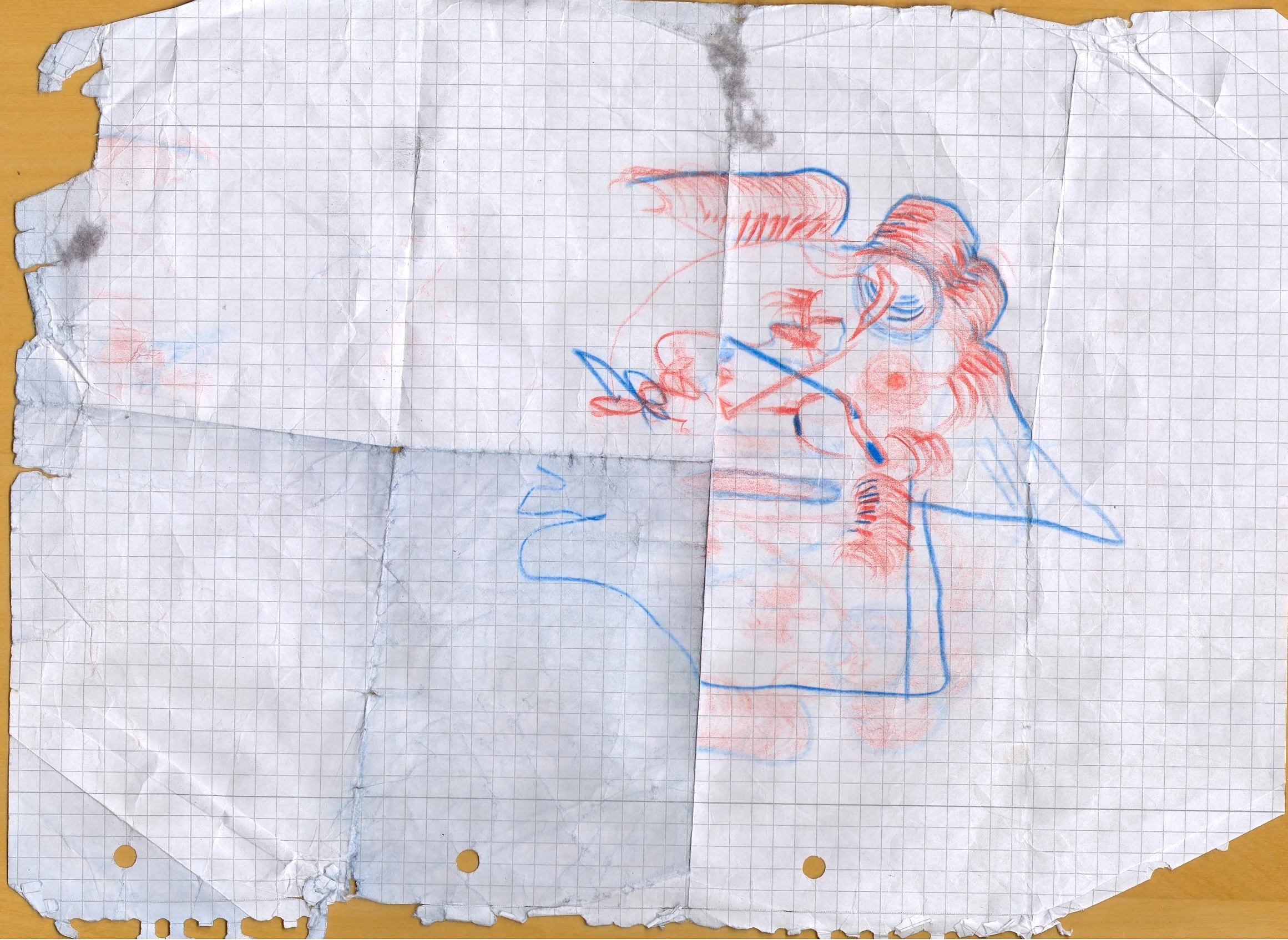 O.T., 2015 Buntstift Papier, 29.8x21cm