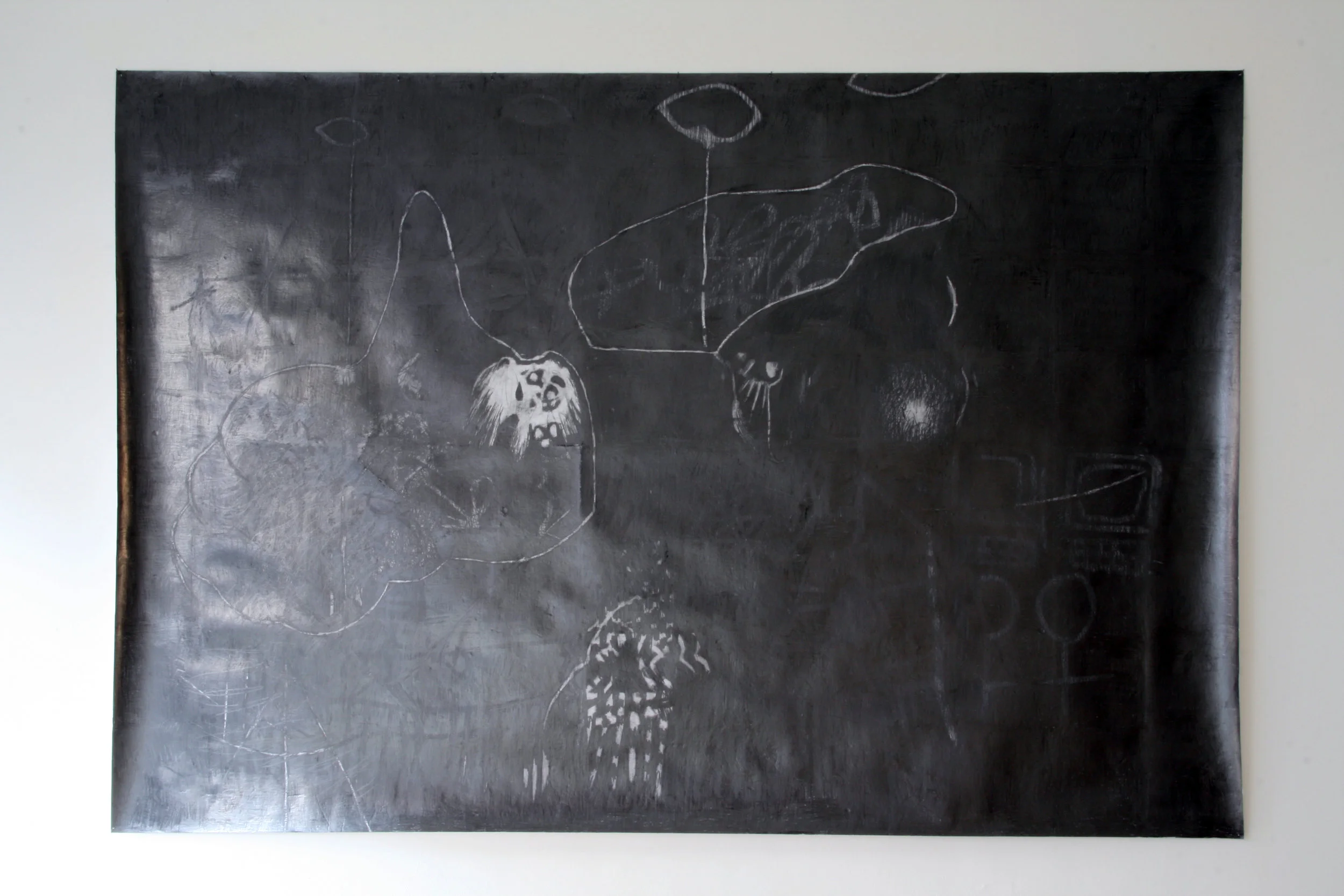 O.T. ( ylmz gtter ), 2008 Bleistift auf Papier, 200x300cm