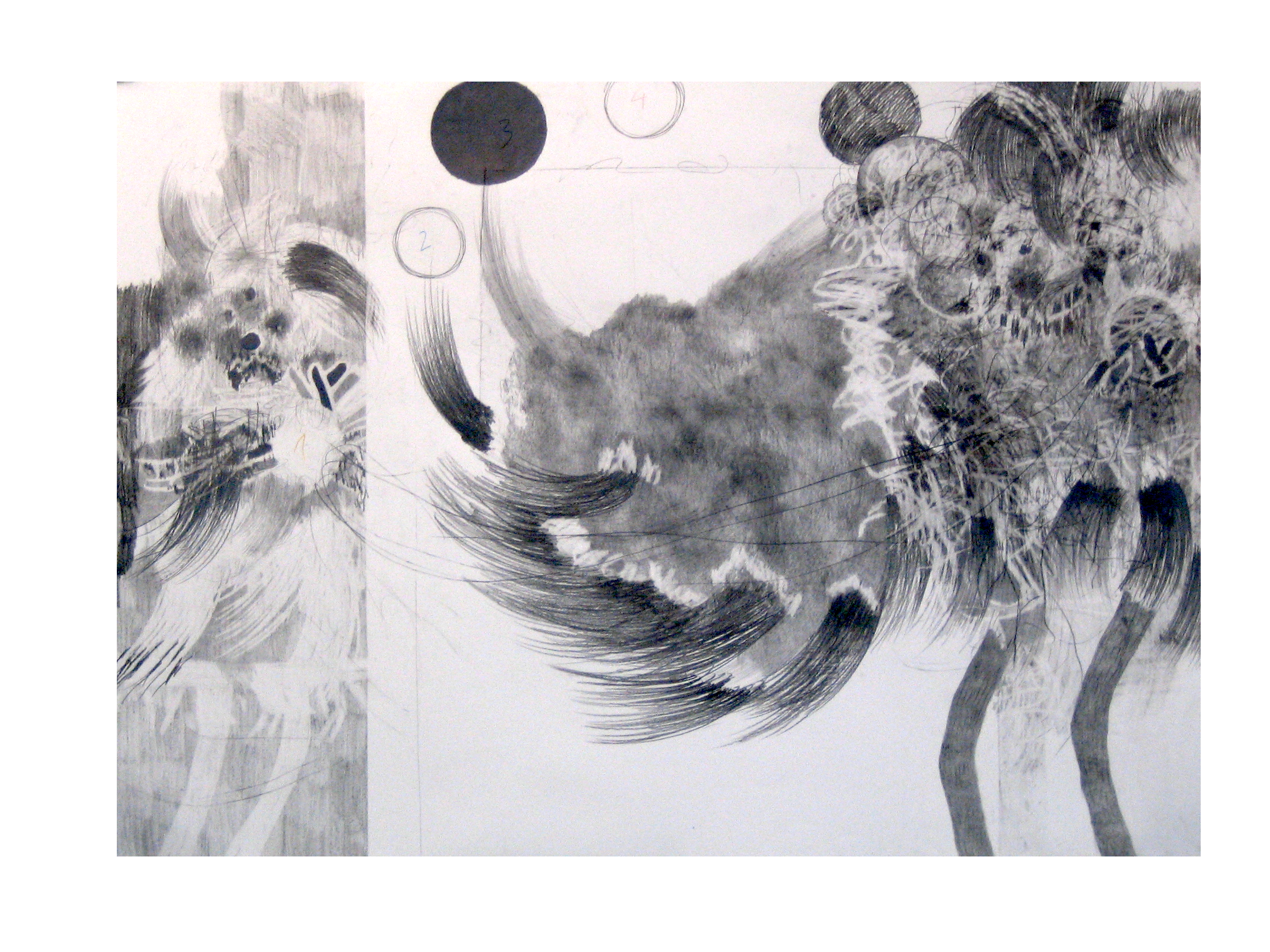 O.T., 2004 Bleistift Papier, 150x200cm