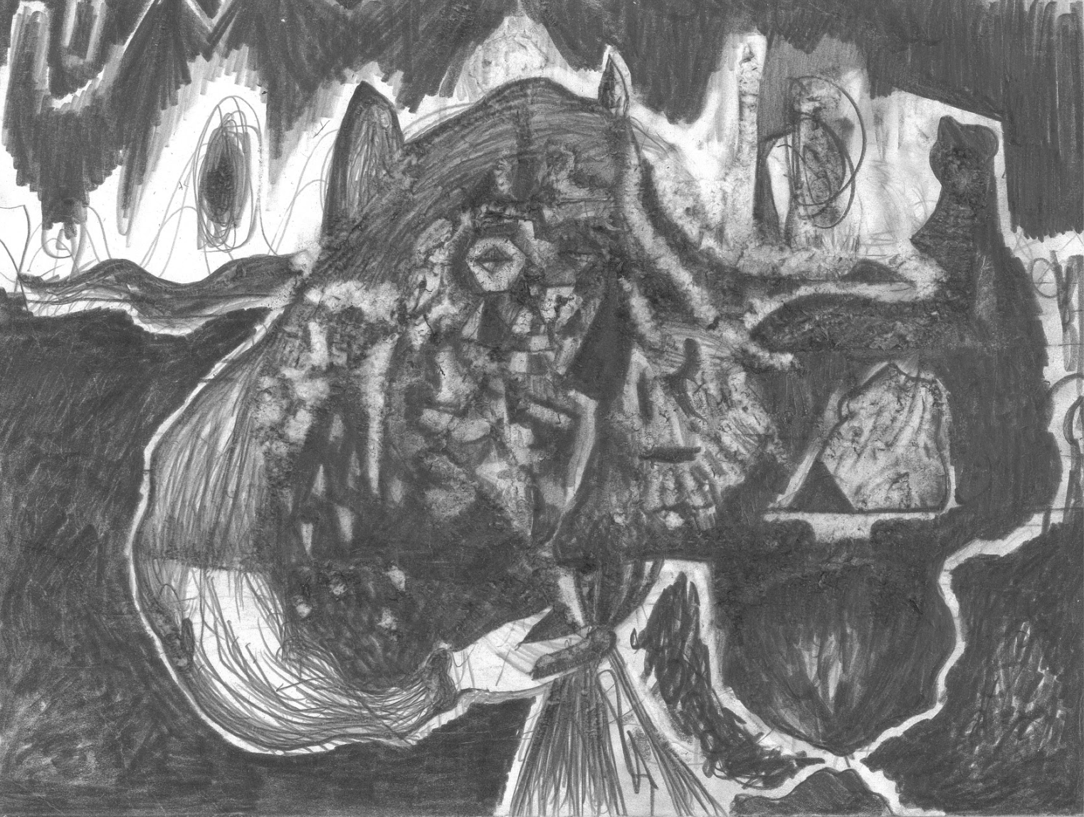 O.T., 2013 Bleistift auf Papier, 35.5x26cm