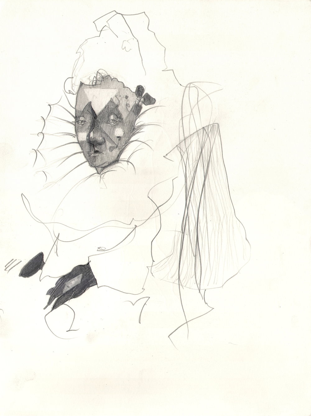 O.T. ( Allegorie Geometrie ), 2014 26x35.5cm, Bleistift auf Papier