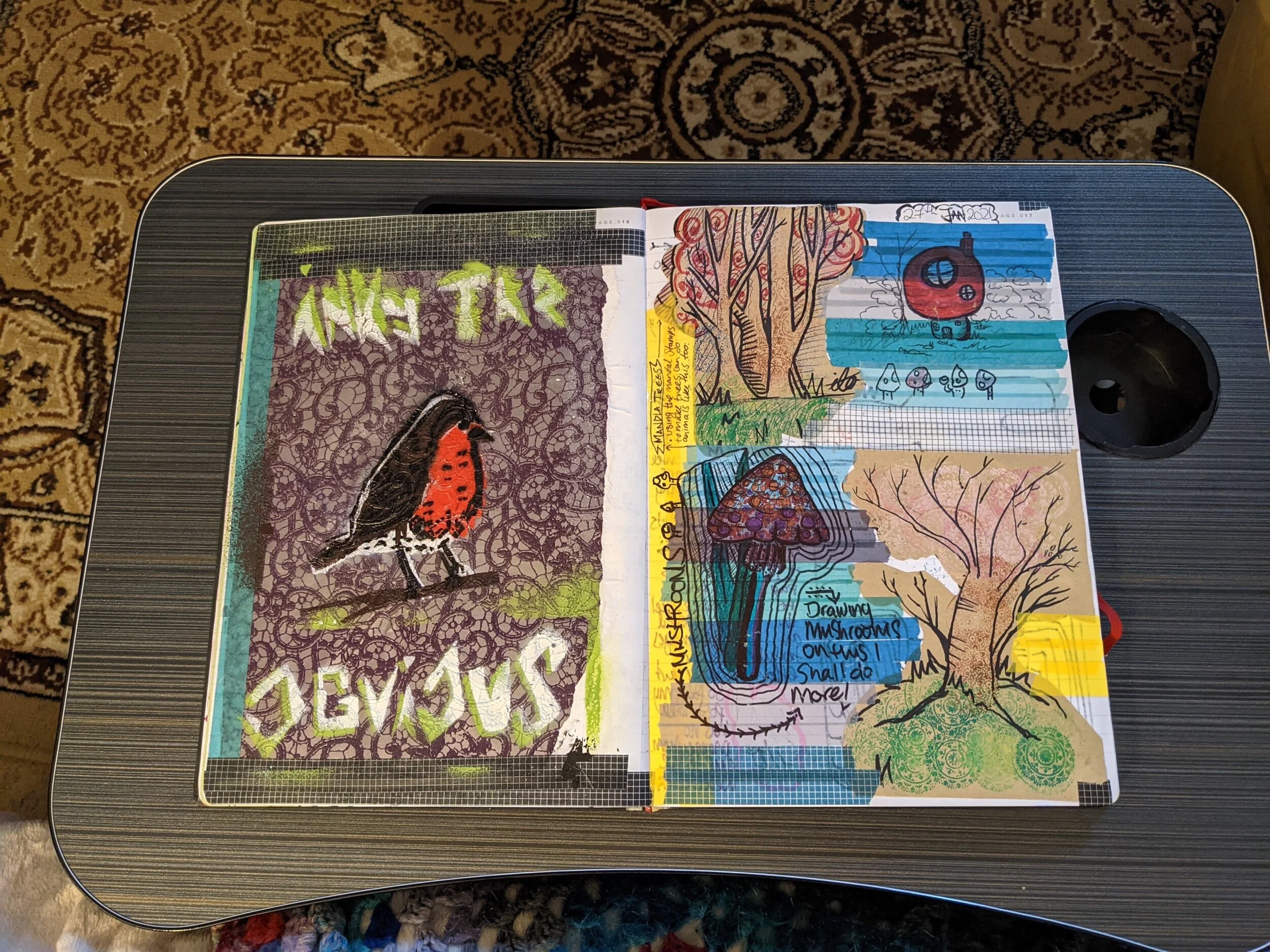 2nd sketch book entry —