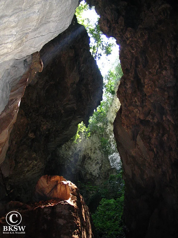 Light passage, Candelaria Caves