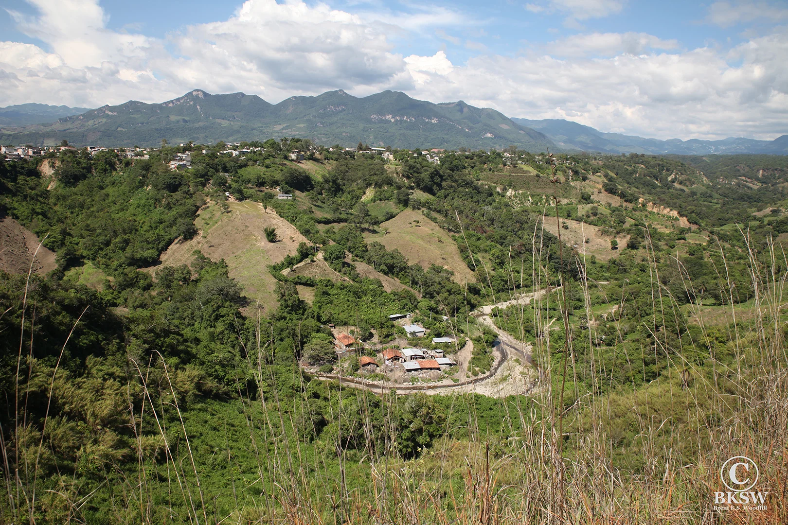 Ixtapa saltworks from above