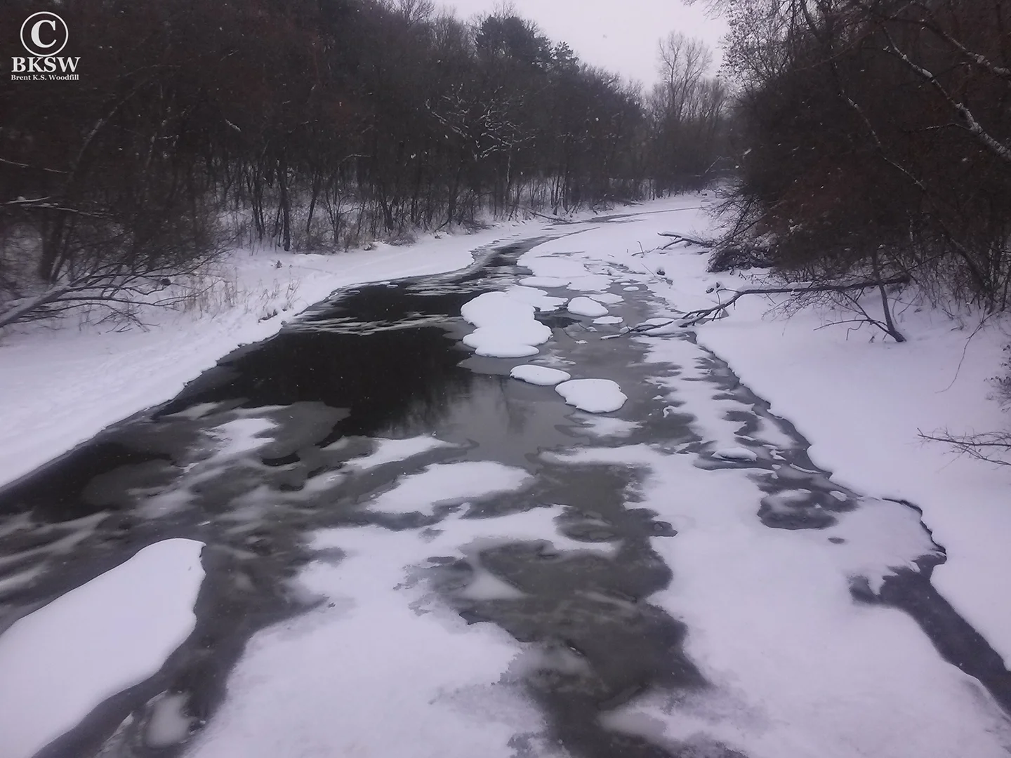 freezing stream