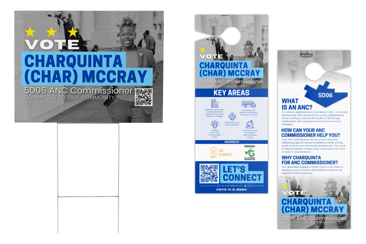 CHARQUINTA MCCRAY CAMPAIGN BRANDING