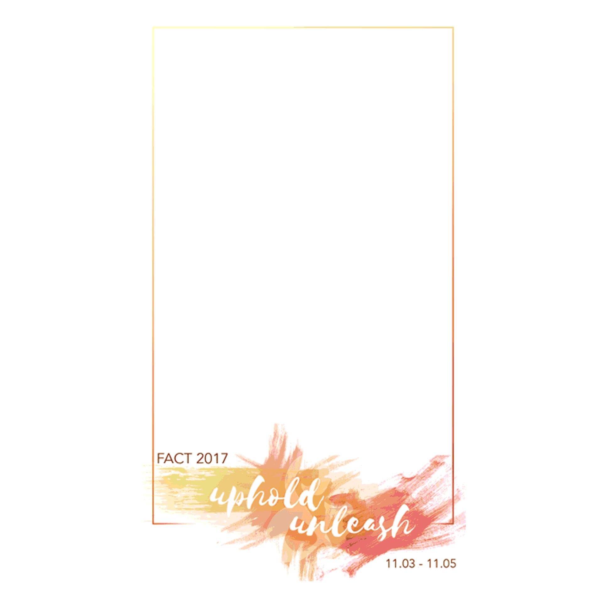 Snapchat filter was used to encourage participants to engage with workshops and entertainment.