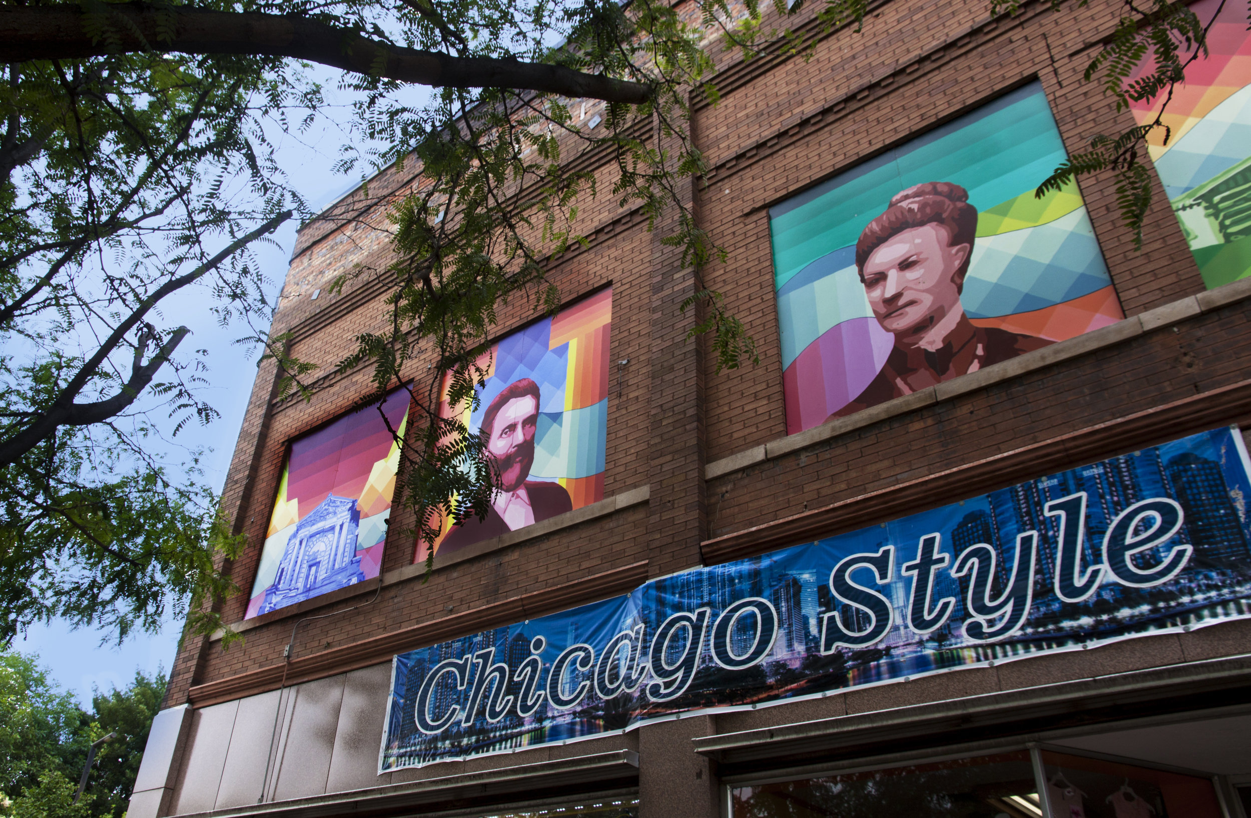   Webster City Town History Mural , Webster City, IA. 12 8’x8’ panels. 