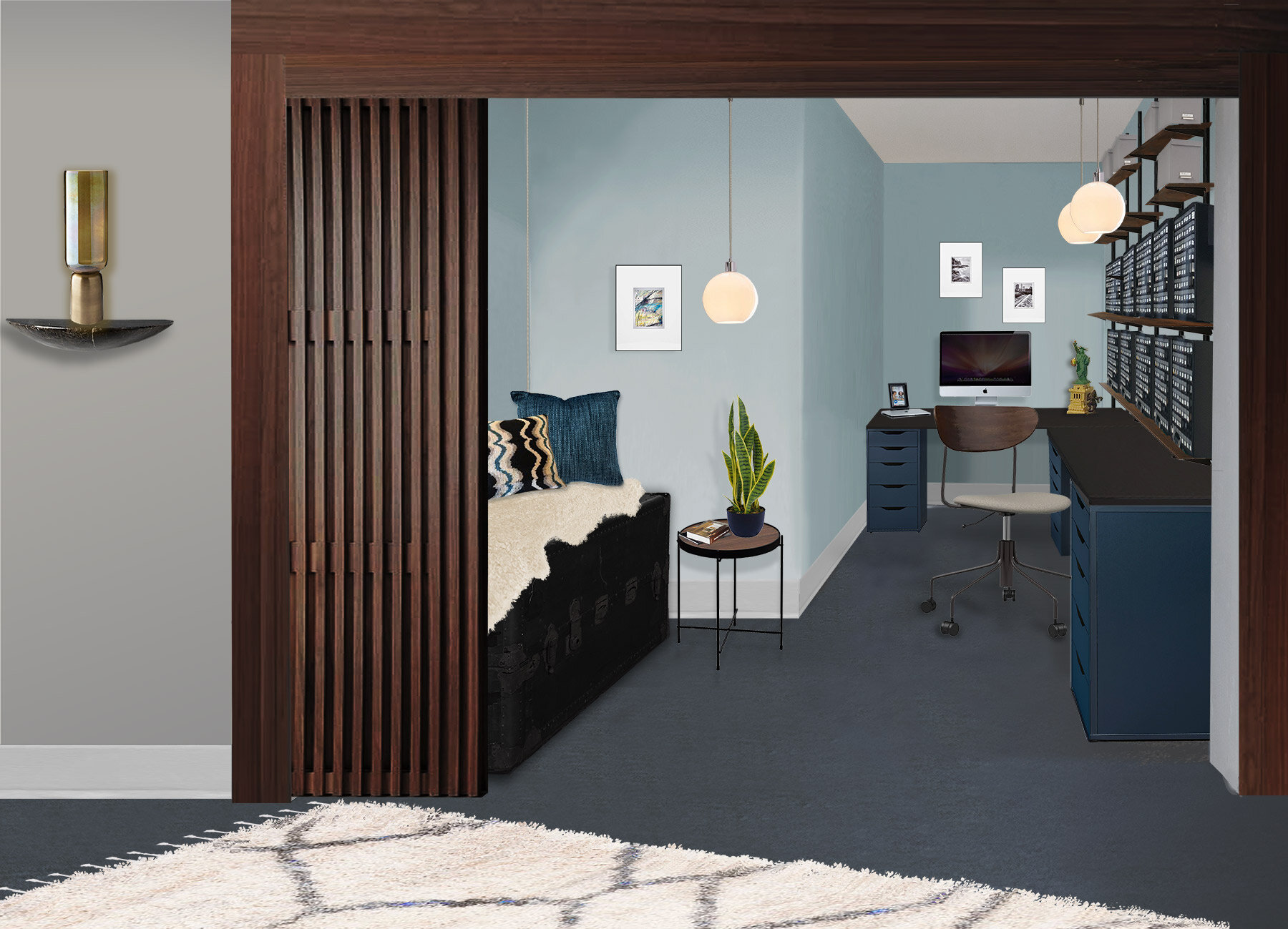THE RESULT: A Reorganized Hobby +Home Office