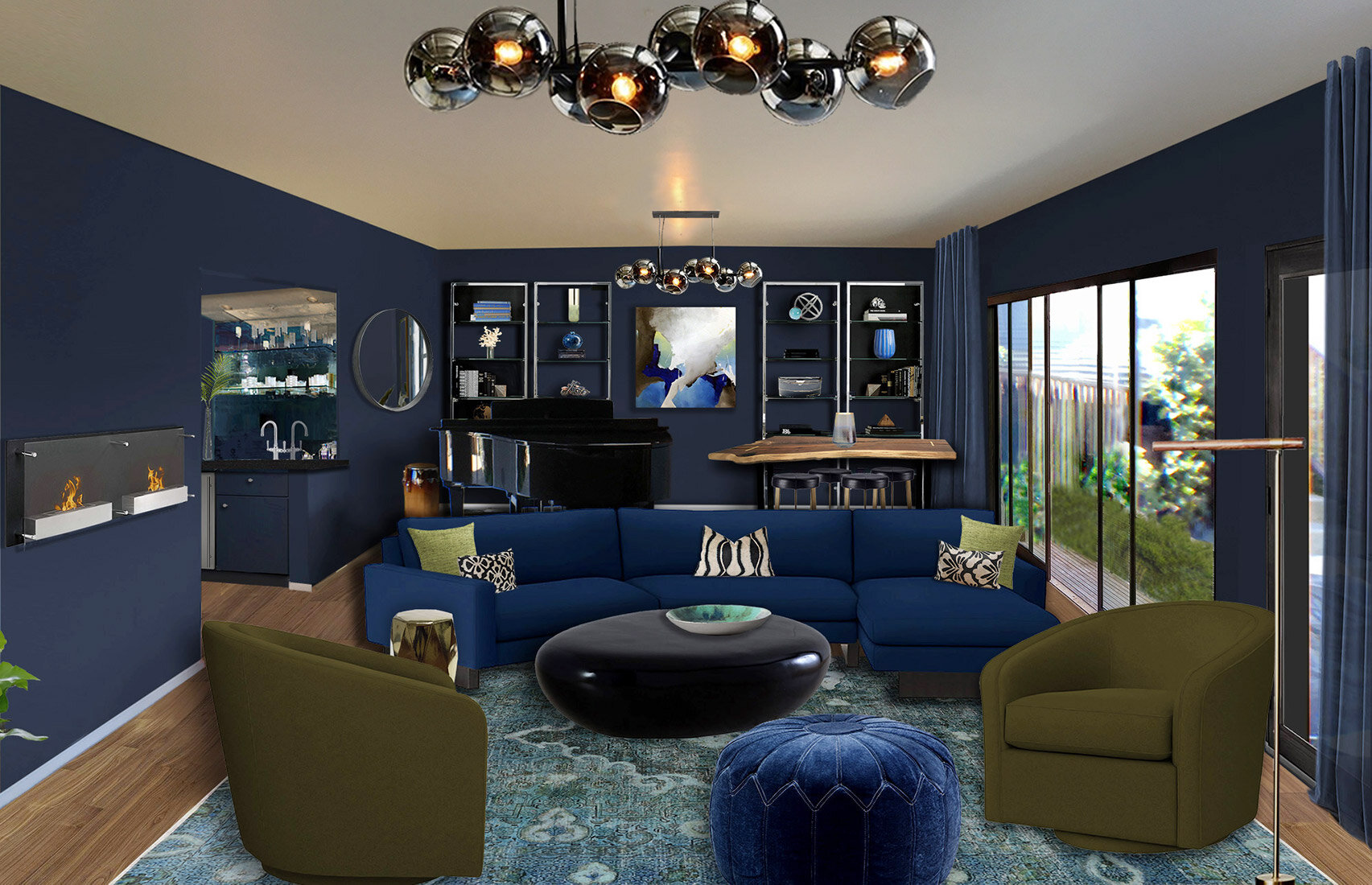 DESIGN: A Piano + Wet Bar Lounge