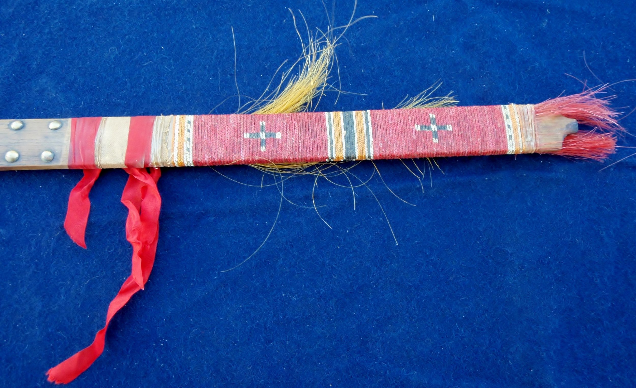 Brule' treaty pipe, also called a calumet or chief's pipe of Chief White Thunder.