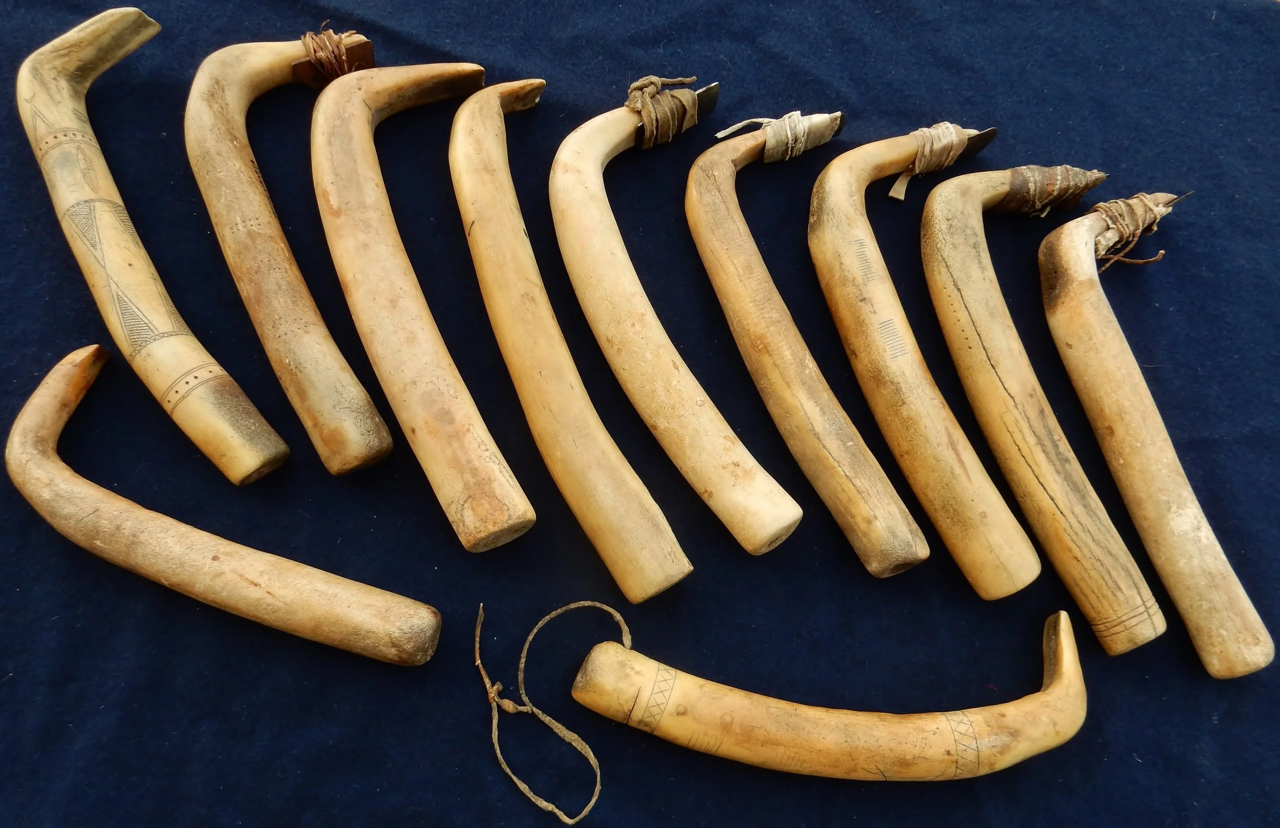 The above scrapers were the type used by Lakota Sioux