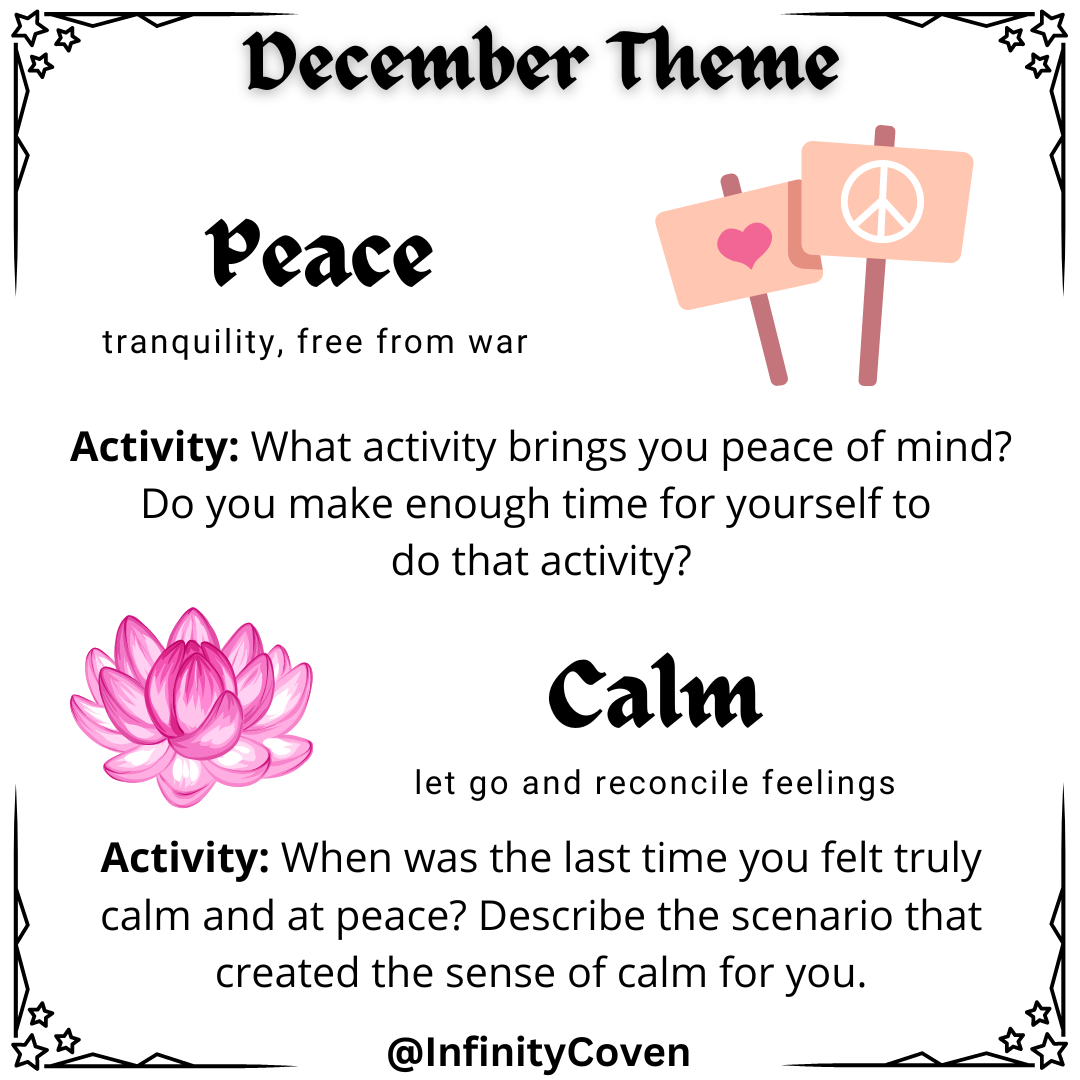 Peace &amp; Calm: December