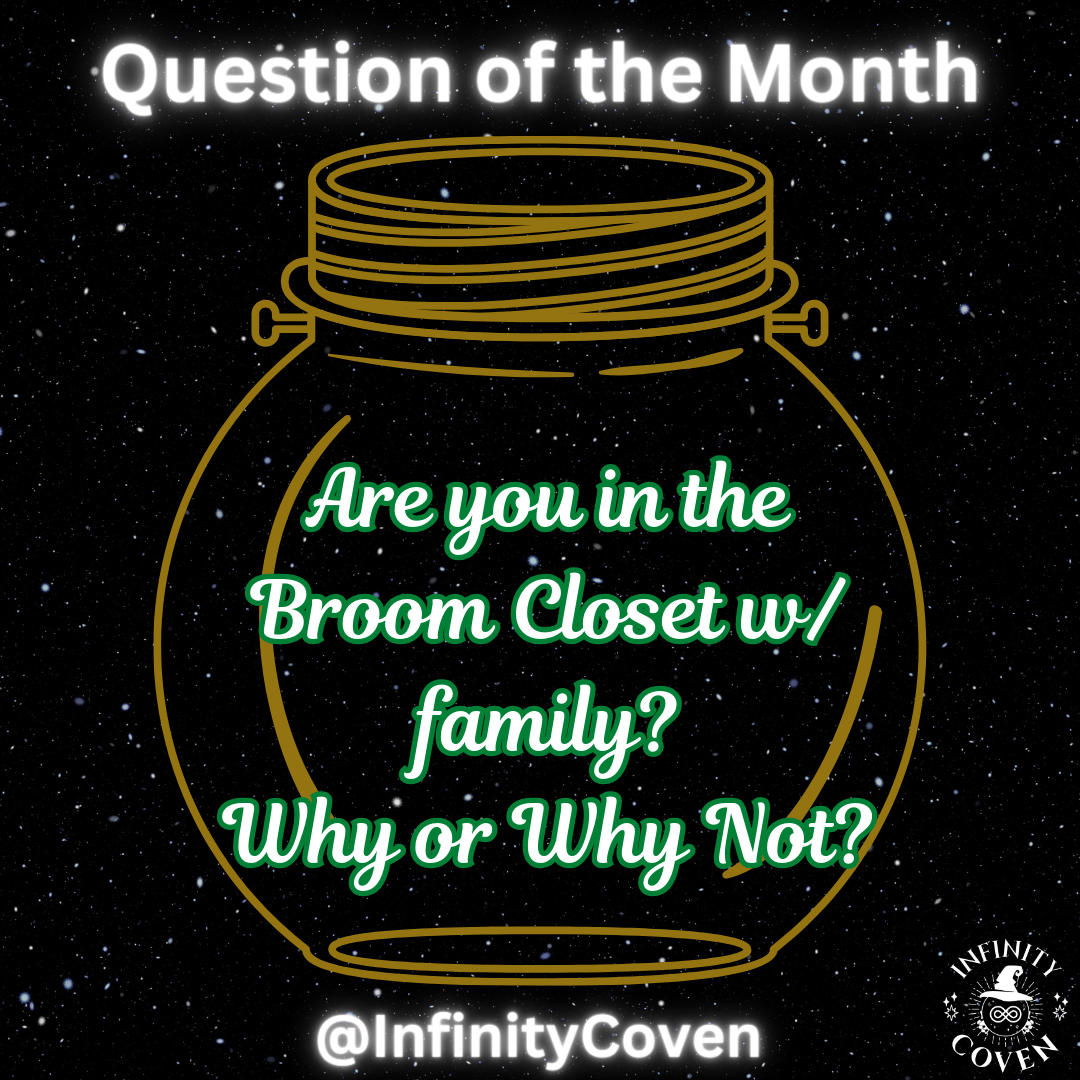 Are you in the Broom Closet with family  and friends? Why or why not?