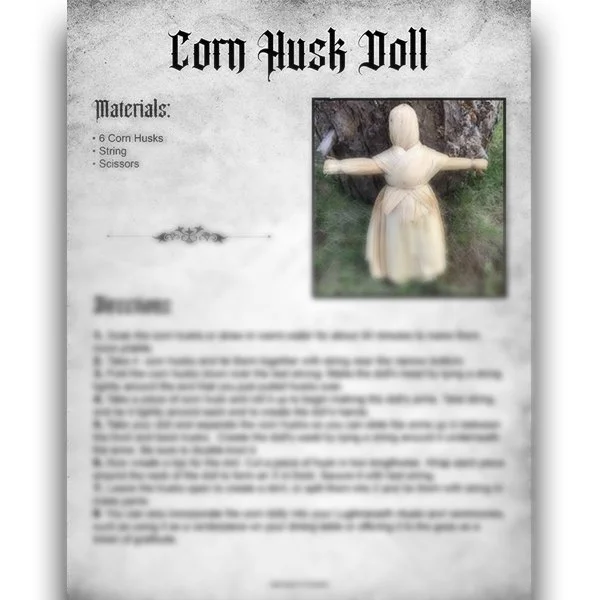 Corn Husk Doll