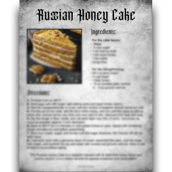 Russian Honey Cake