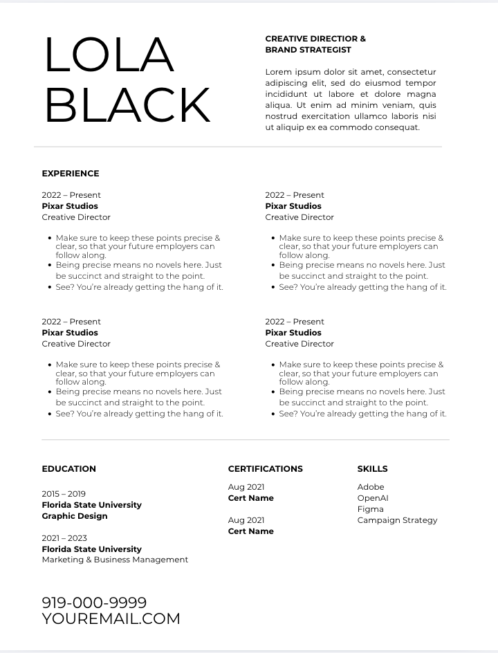 Chalk to CEO Resume Coaching