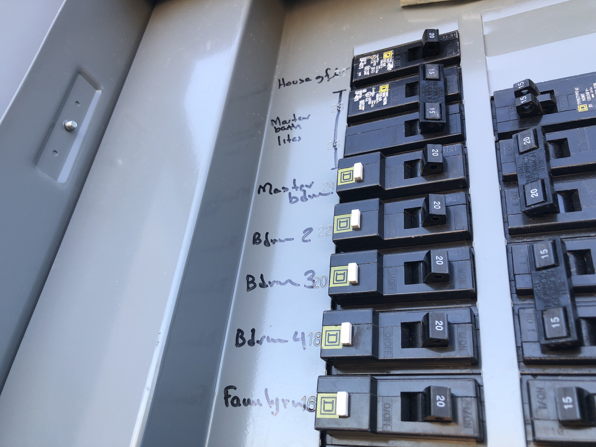 Circuit breakers look something like this (Above)