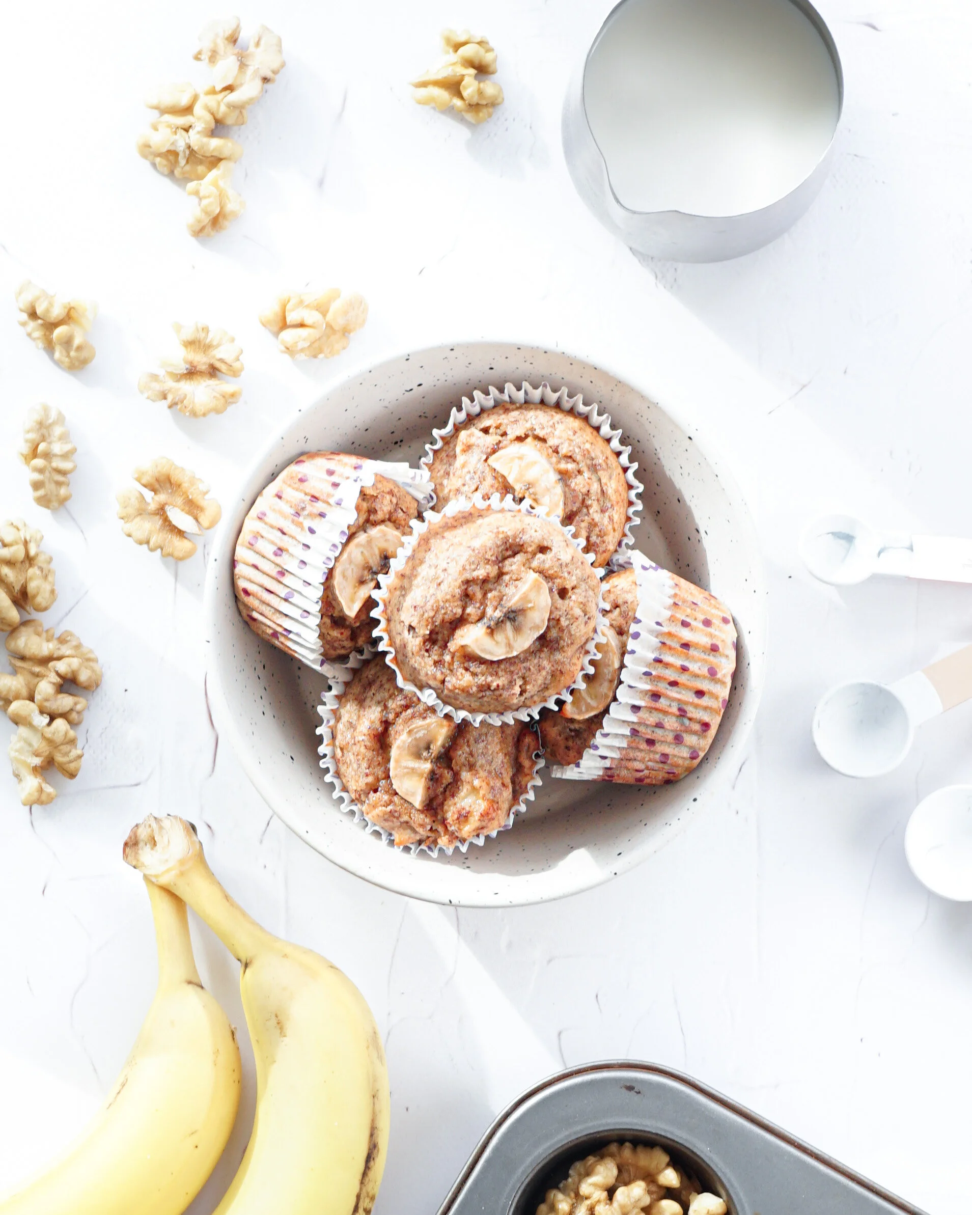 Queque almendras y banana