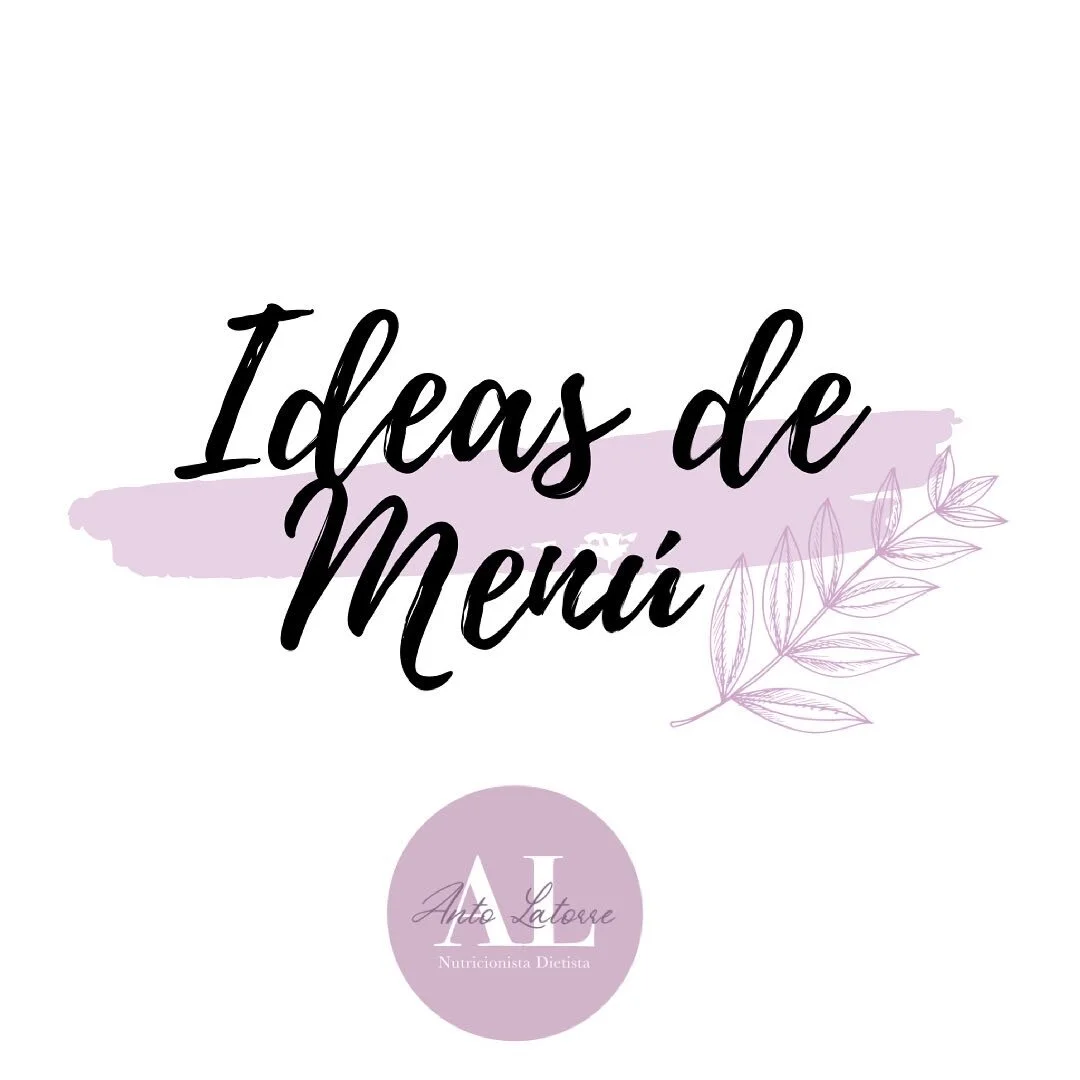 Ideas de Menú semanal