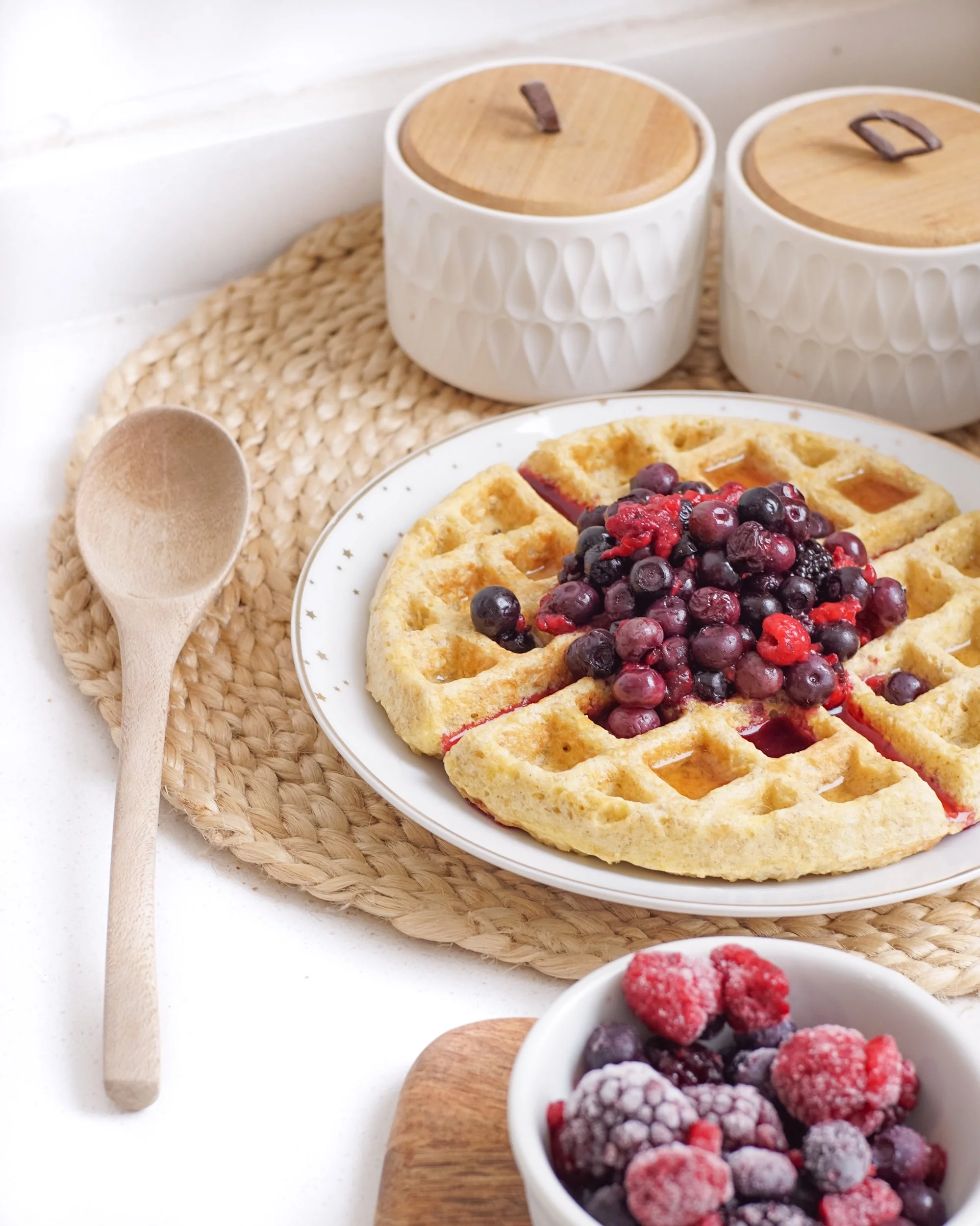 Waffles de Avena