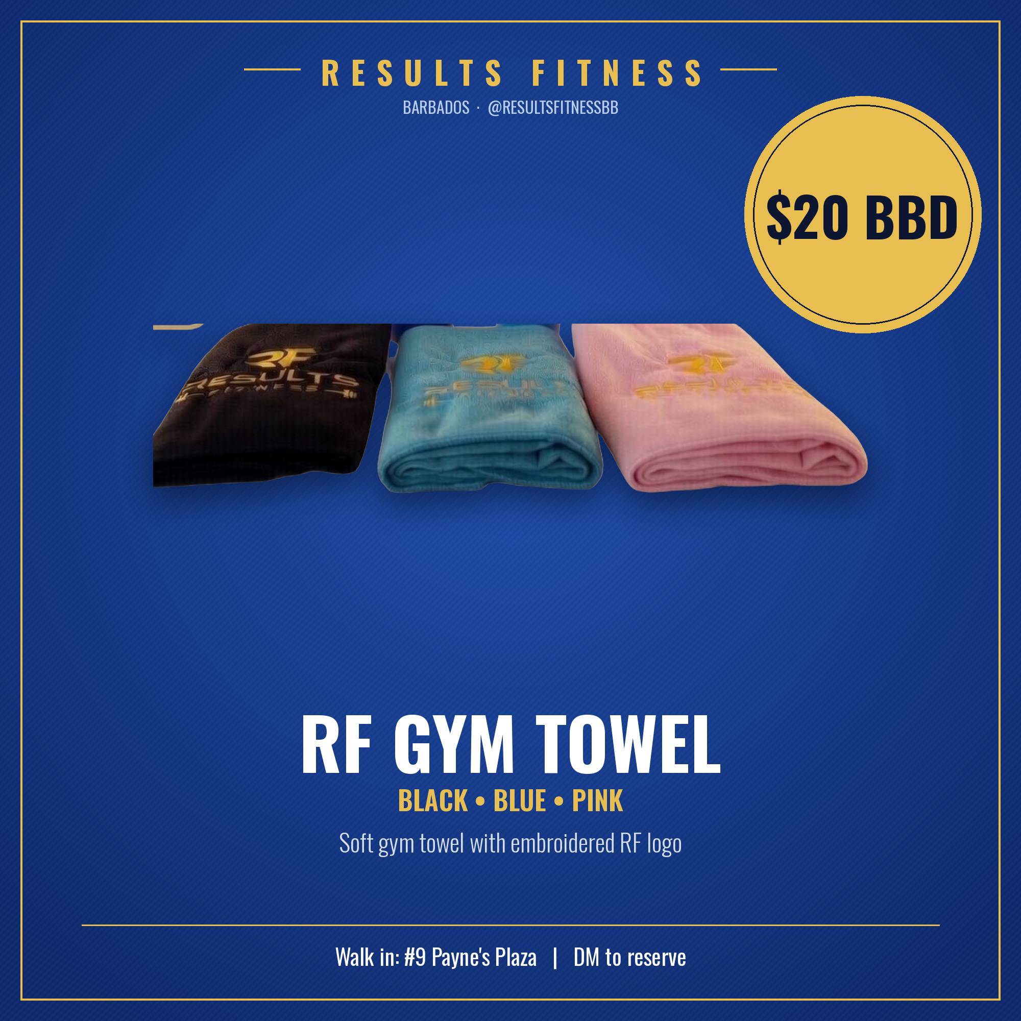 RF Gym Towel