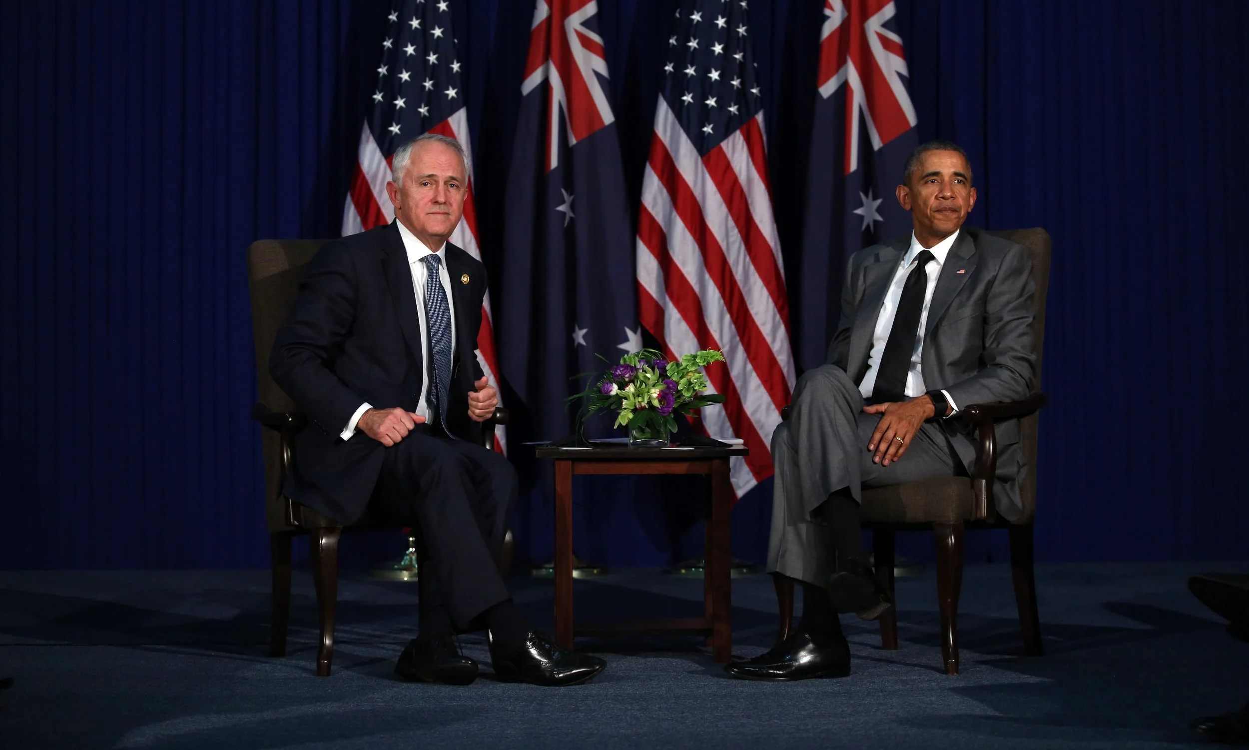 President Barack Obama and Prime Minister Malcolm Turnbull 