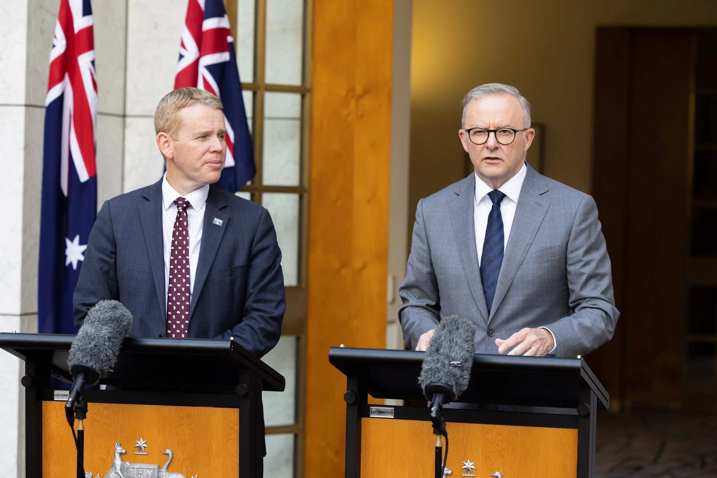NZ Prime Minister with PM Anthony Albanese 