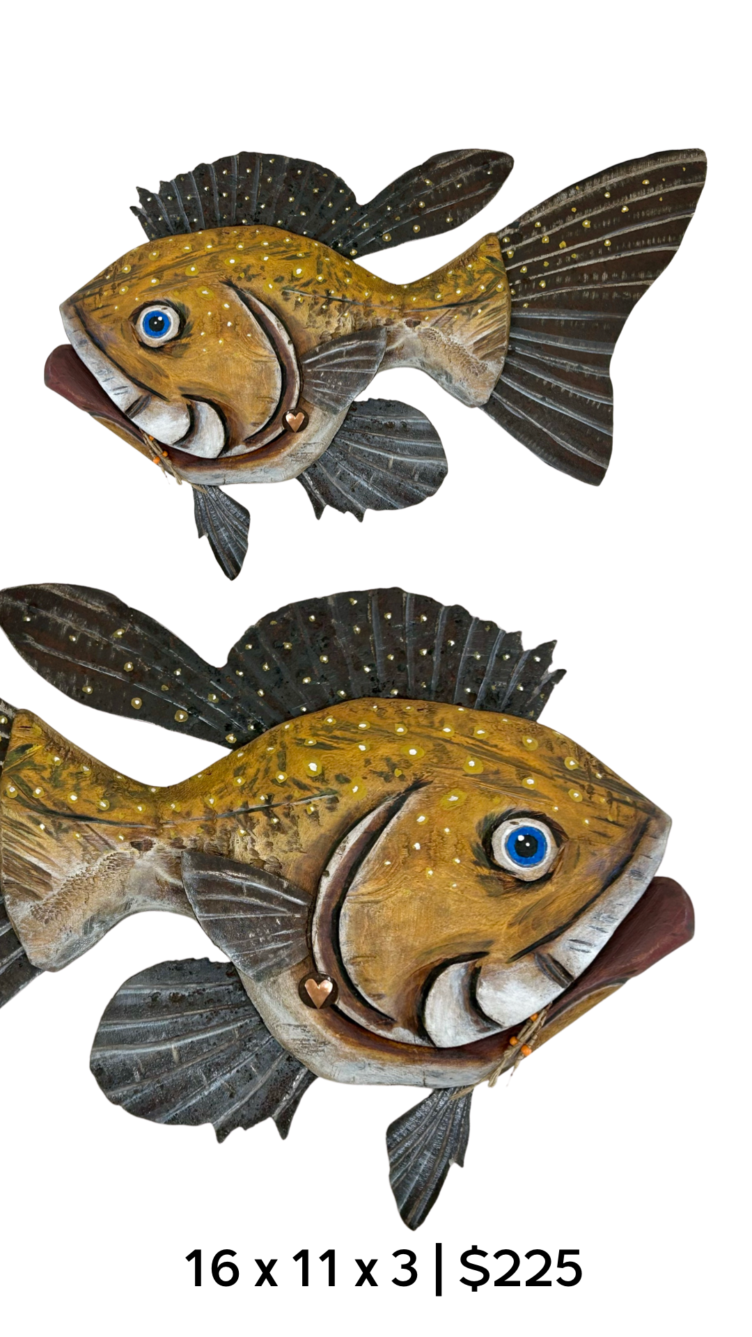 kelly guidry fish sculputre