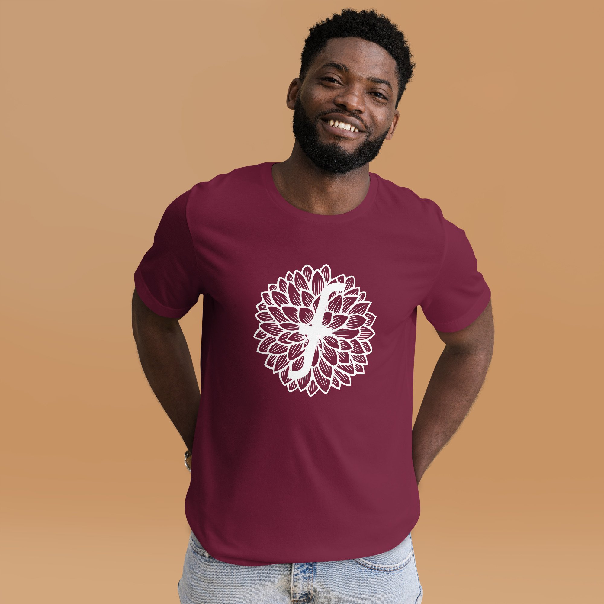 unisex-staple-t-shirt-maroon-front-2-64139902f0b65.jpg