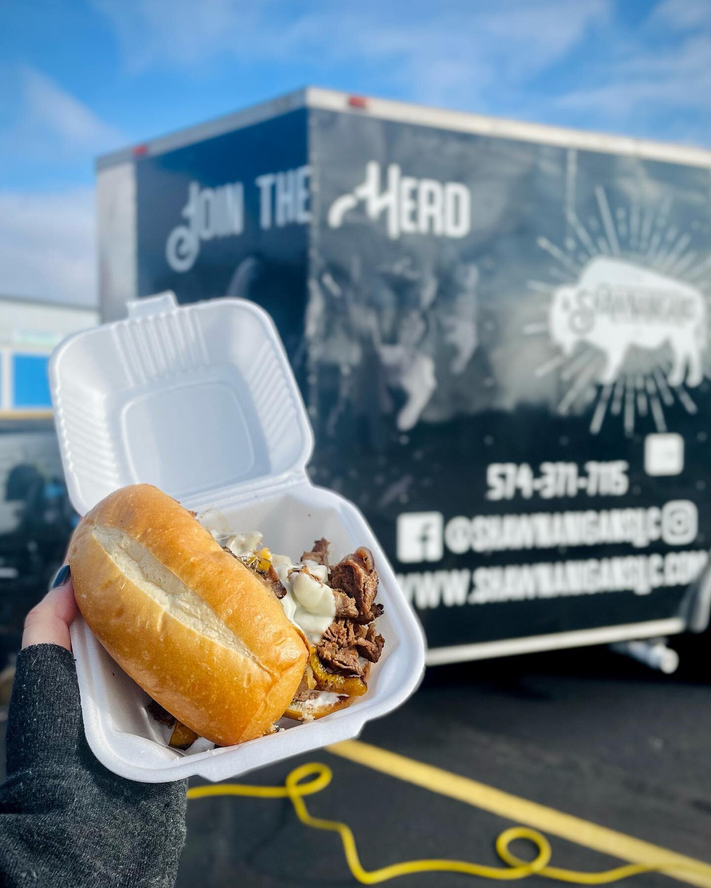 We were so busy making cheesesteaks yesterday that we almost forgot that we&rsquo;re a bison burger truck! 😂 

Come grab a Shawnanigans Cheesesteak or 1/2lb bison cheeseburger for lunch today at 1701 E Center St. Warsaw 11-2pm 

#cheesesteak #chefsp