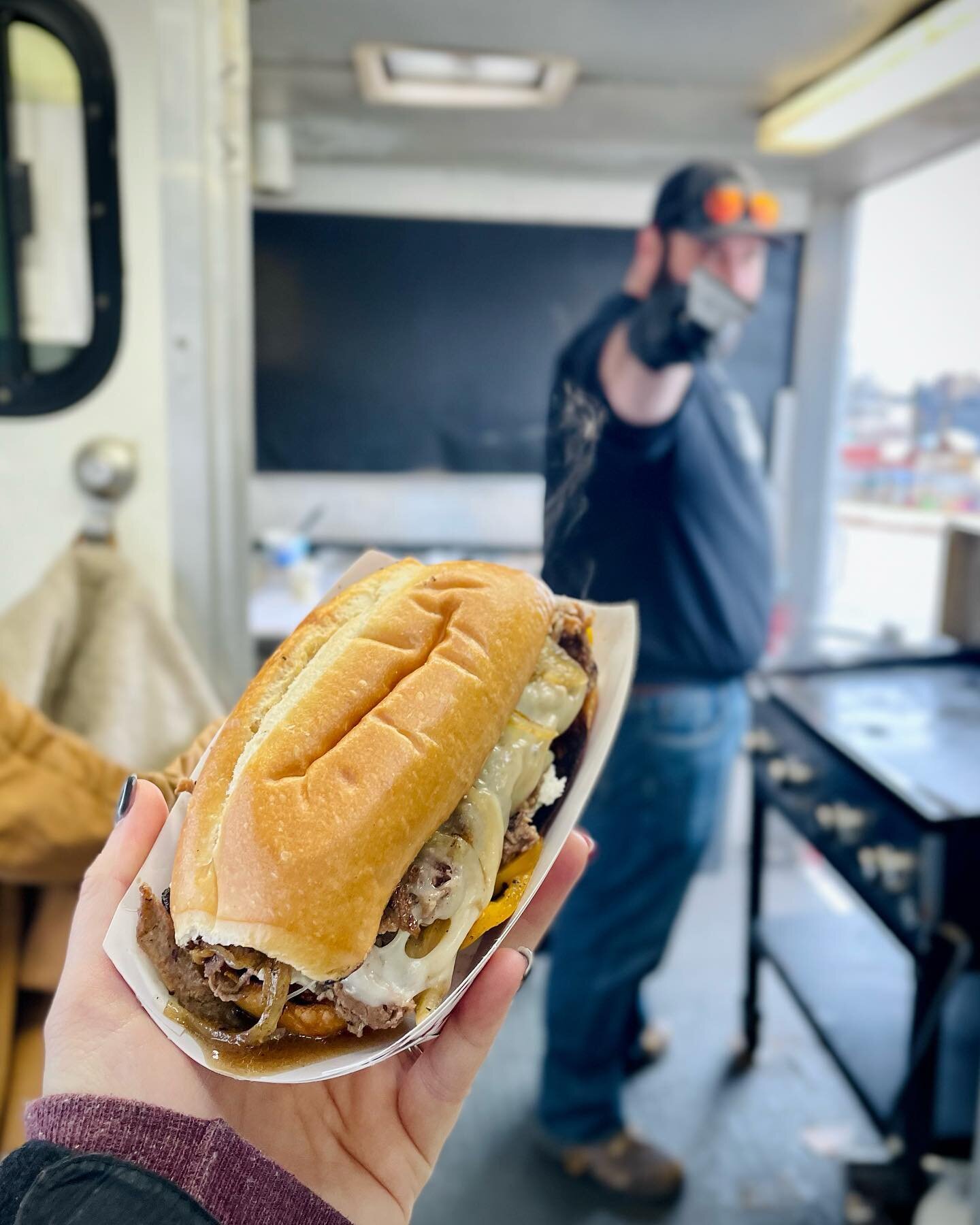 It&rsquo;s your LAST day for Shawnanigans Cheesesteaks in 2022!! 

11-5pm at Two Bear Arms

Plus, they&rsquo;re giving free pistol range passes for anyone who eats at the food truck today. What a deal!! 

#twobeararms #cheesesteaks #jointheherd🦬 #sh