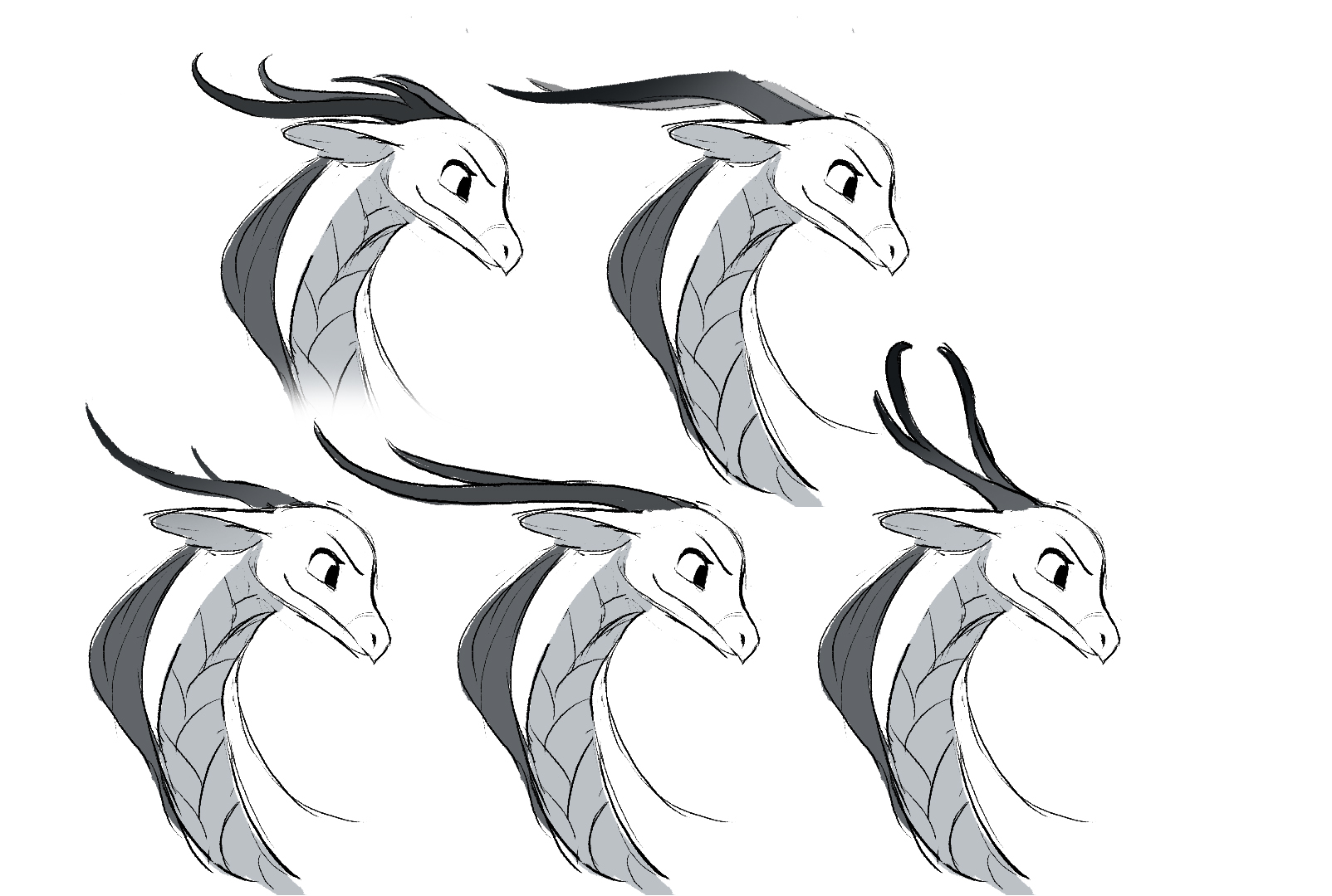 Chang rough sketch+Dragon form horn.jpg