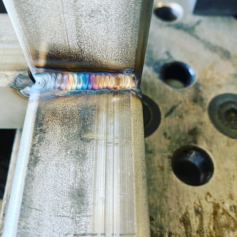 Playing with some skittles tonight 
.
#stainless #welding #welder #tigwelding #lincolnelectric #weldred #vantage322 #heavyhitters