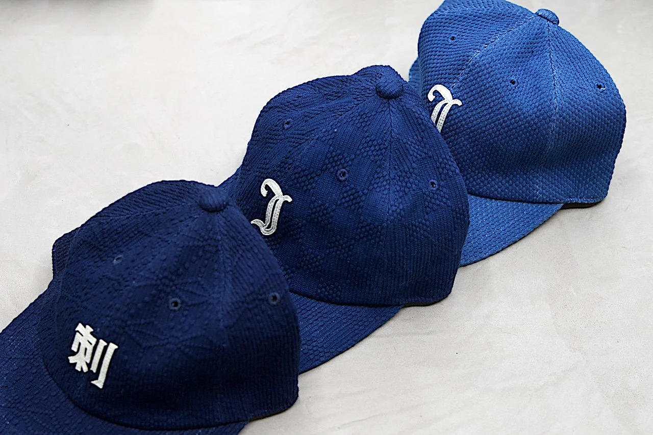 刺し子ベースボールキャップについて