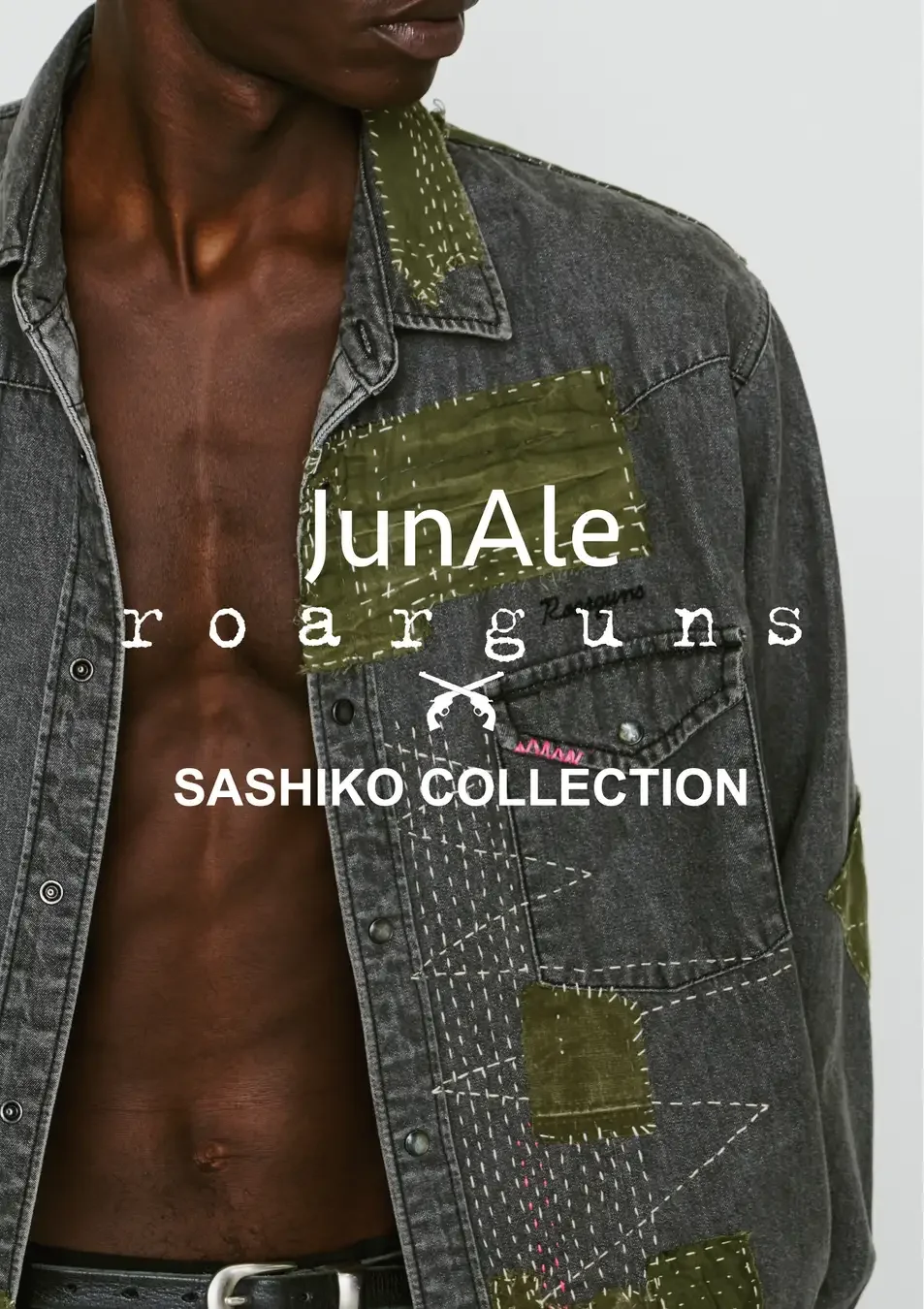roarguns × JunAle 日本の伝統工芸「刺し子」を纏うコラボレーション