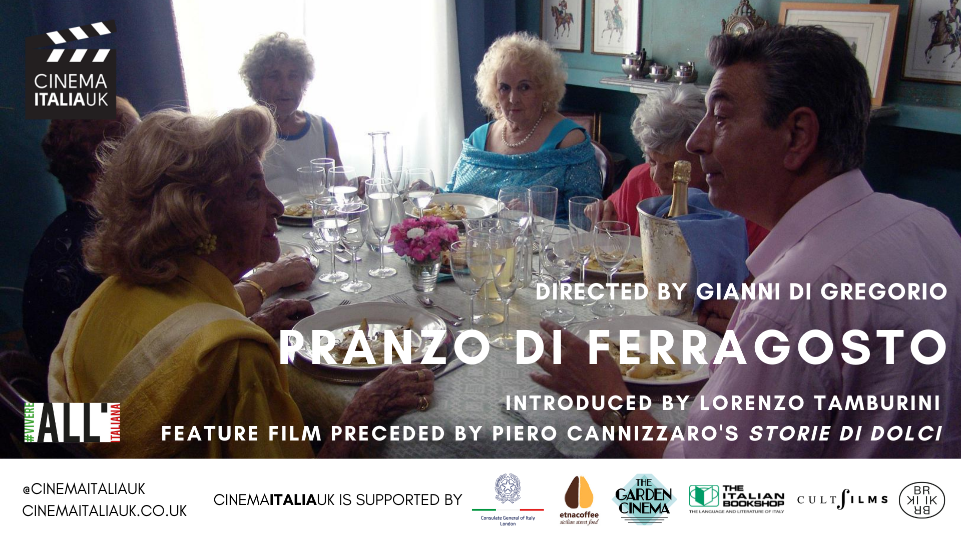 FULL SCREEN FOR PRANZO DI FERRAGOSTO &amp; STORIE DI DOLCI