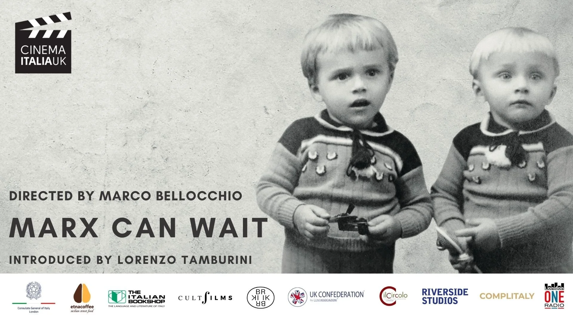 OUR MAY SCREENING: MARCO BELLOCCHIO'S MARX CAN WAIT