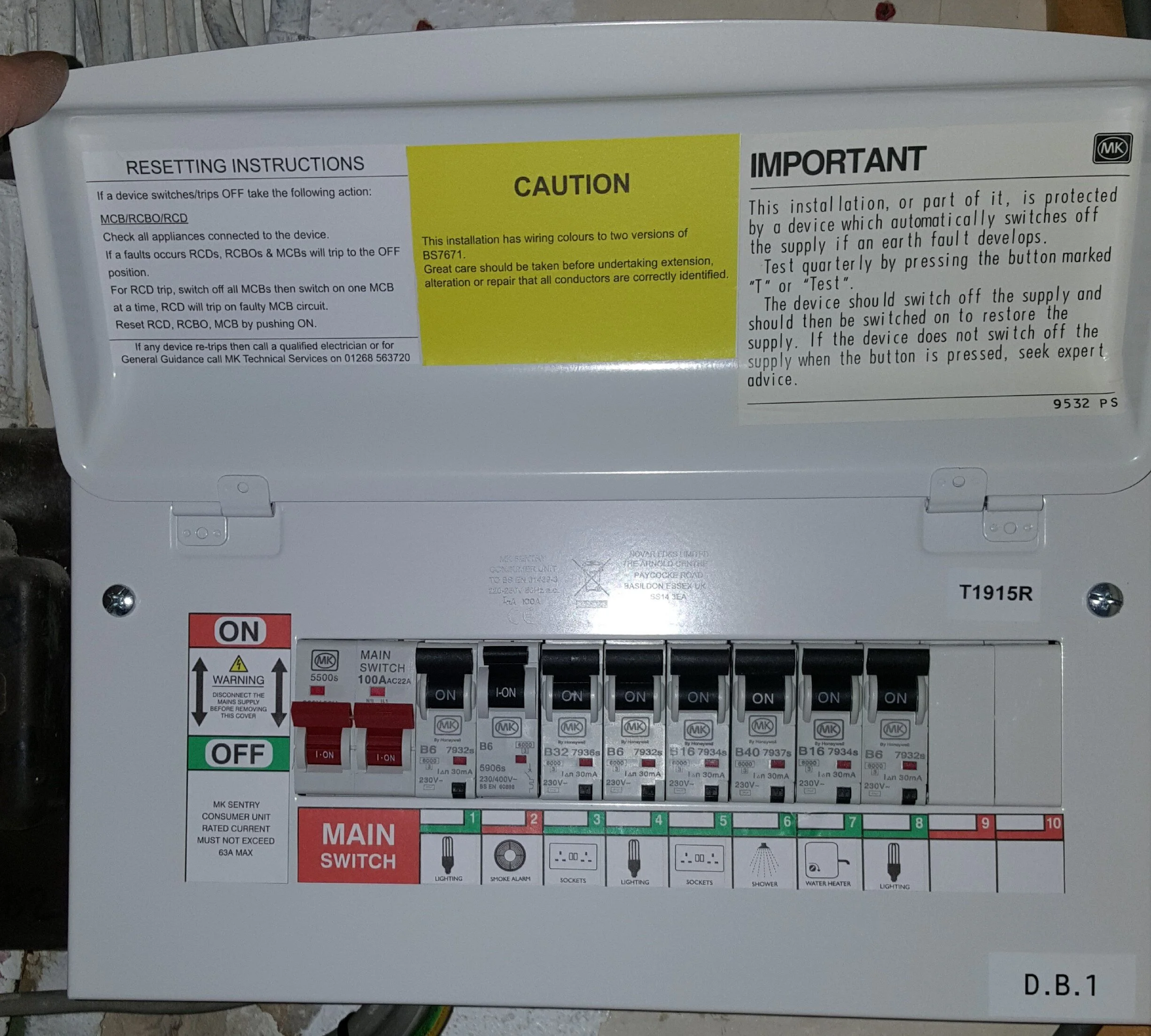New Consumer Unit, Change Fuse board, replacement fuse box with modern