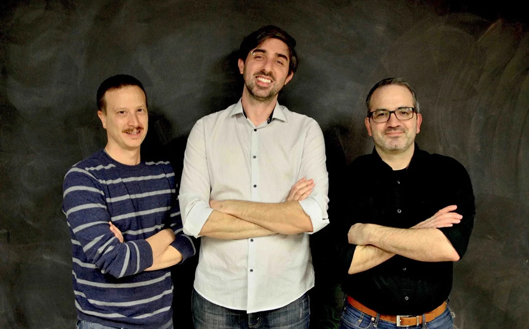 Dead Oak Distillery's Eric Lloyd, Michael Stagner and Corey Brinkmann.