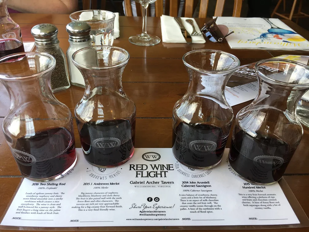 The winery has so many options with its wine tastings – including tastings in the Gabriel Archer Tavern.
