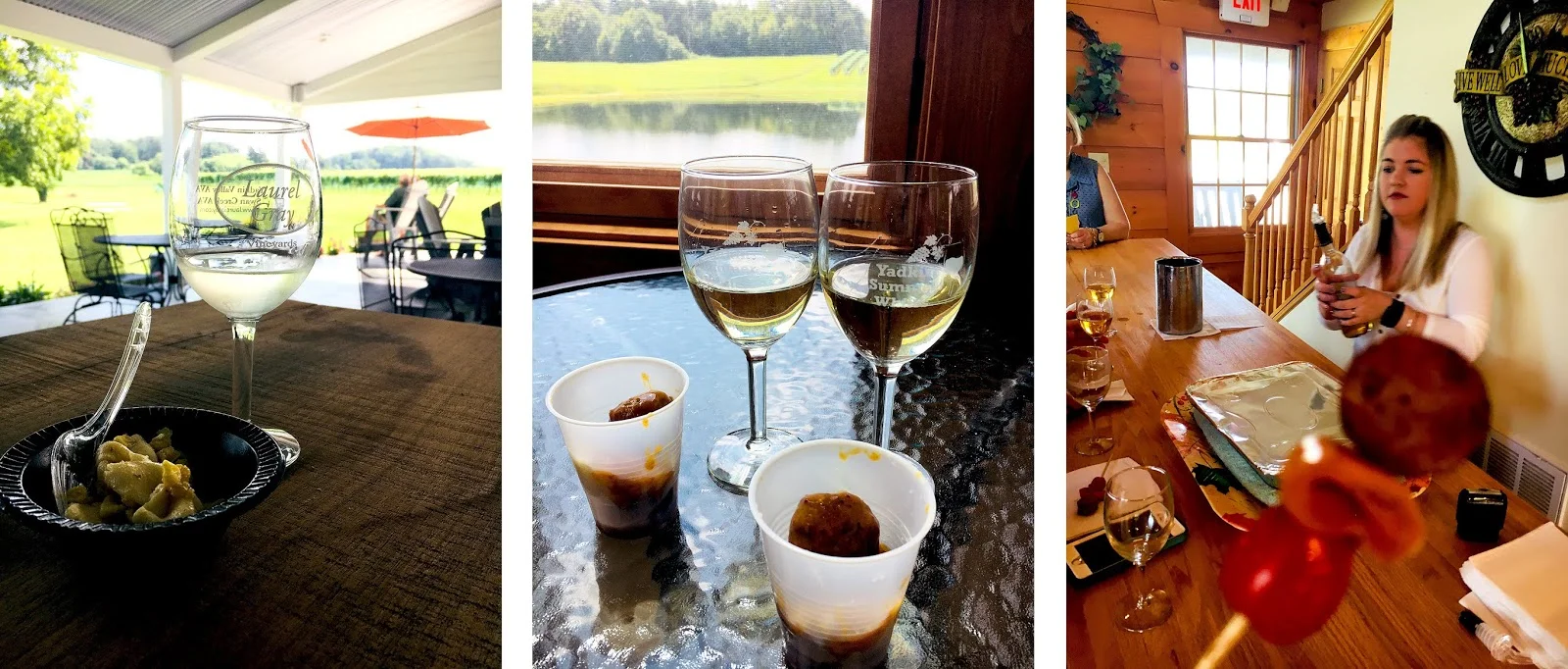 Pairing up wines at Laurel Gray, Shadow Springs and Windsor Run Cellars.