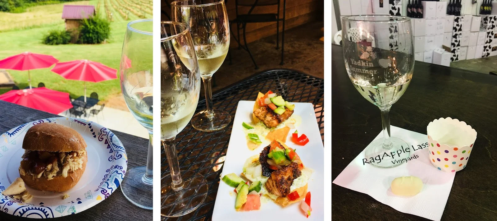 Sliders, salmon tostadas and a specially-made white chocolate candy.