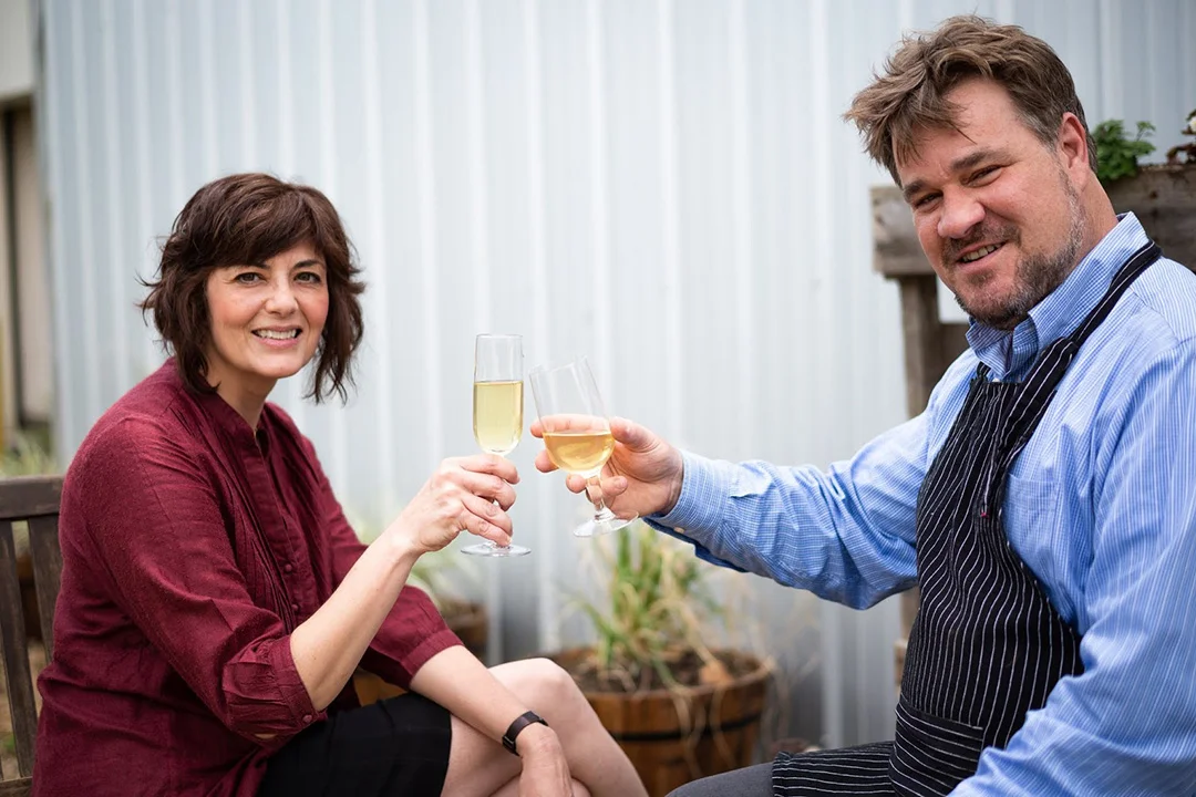 Maureen Ahmad and Jim Crawford of Chatham Cider Works. Photo c/o Chatham Cider Works.