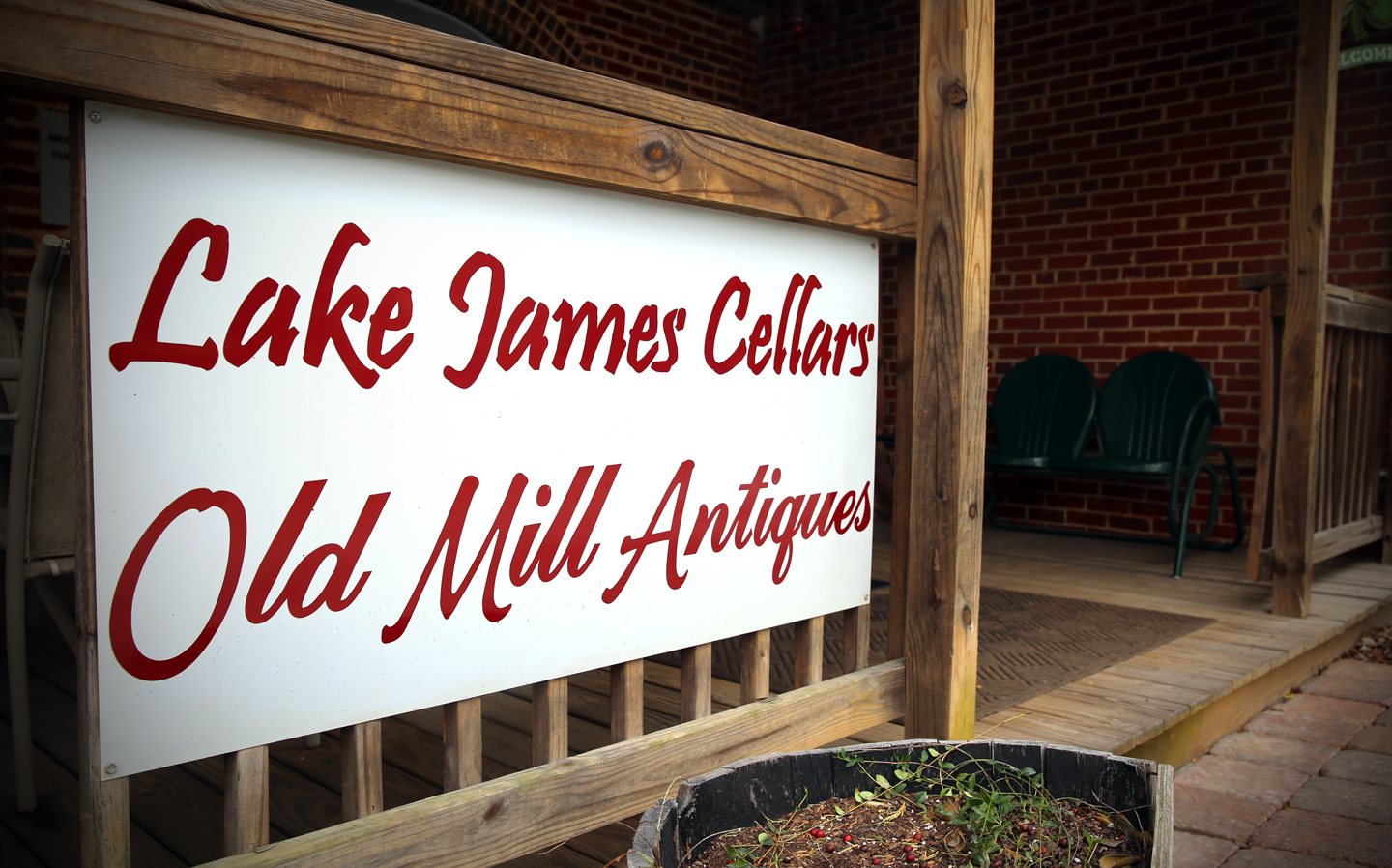 Lake James Cellars Old Mill Antiques