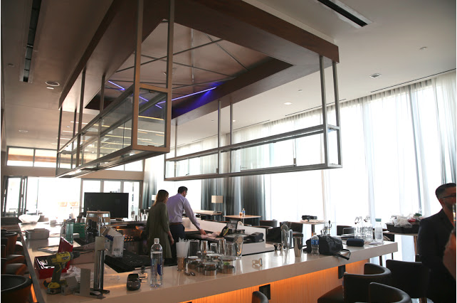 The bar is still being worked on, but when complete will have a great ambient feel.