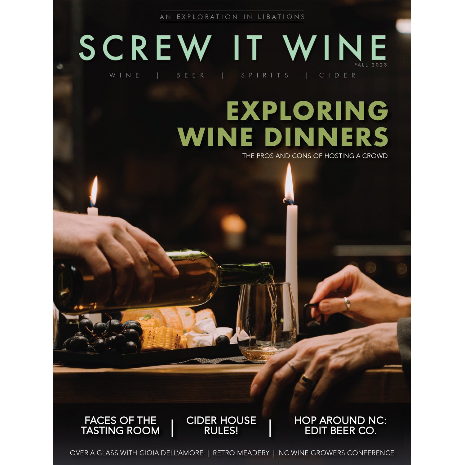 Screw It Wine Issue 10 — Triangle Around Town — Triangle Around Town image image