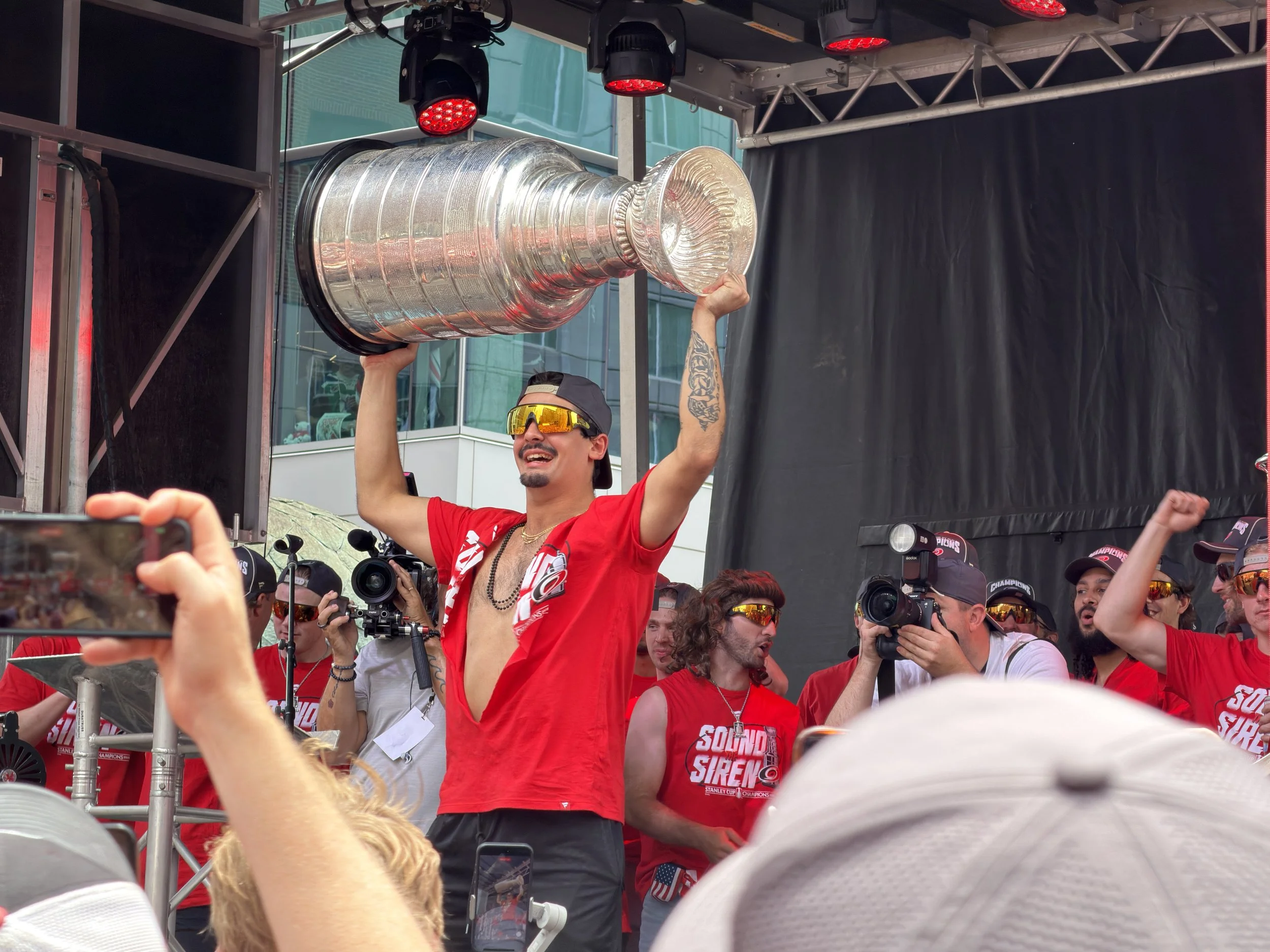 Carolina Hurricanes Parade Takes Over Raleigh — Triangle Around Town